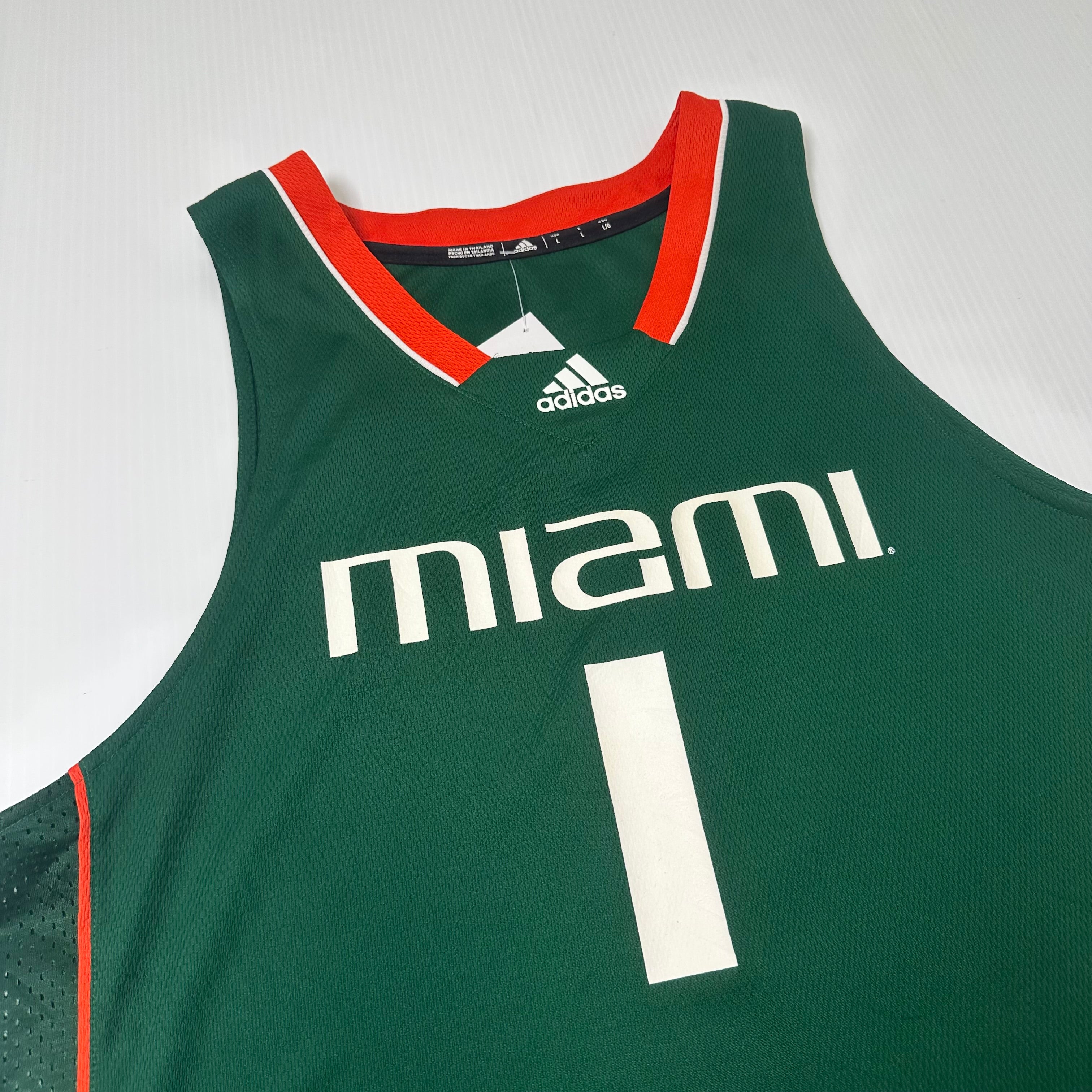 Adidas Miami University Basketball Jersey L