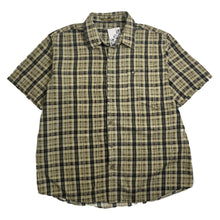 Load image into Gallery viewer, Point Zero Plaid Short Sleeve Button Up Shirt L
