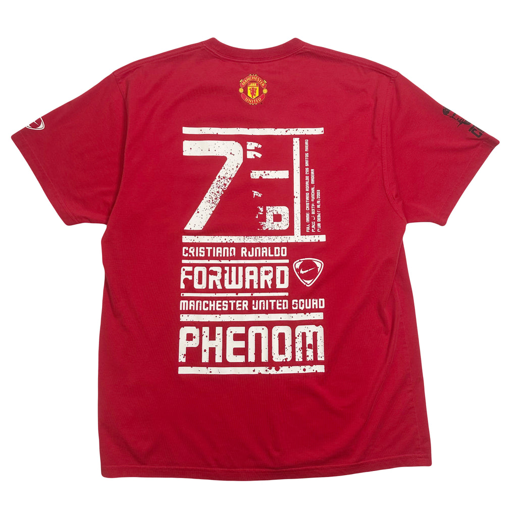 Nike CR7 Cristiano Ronaldo Manchester United Phenom Tee L