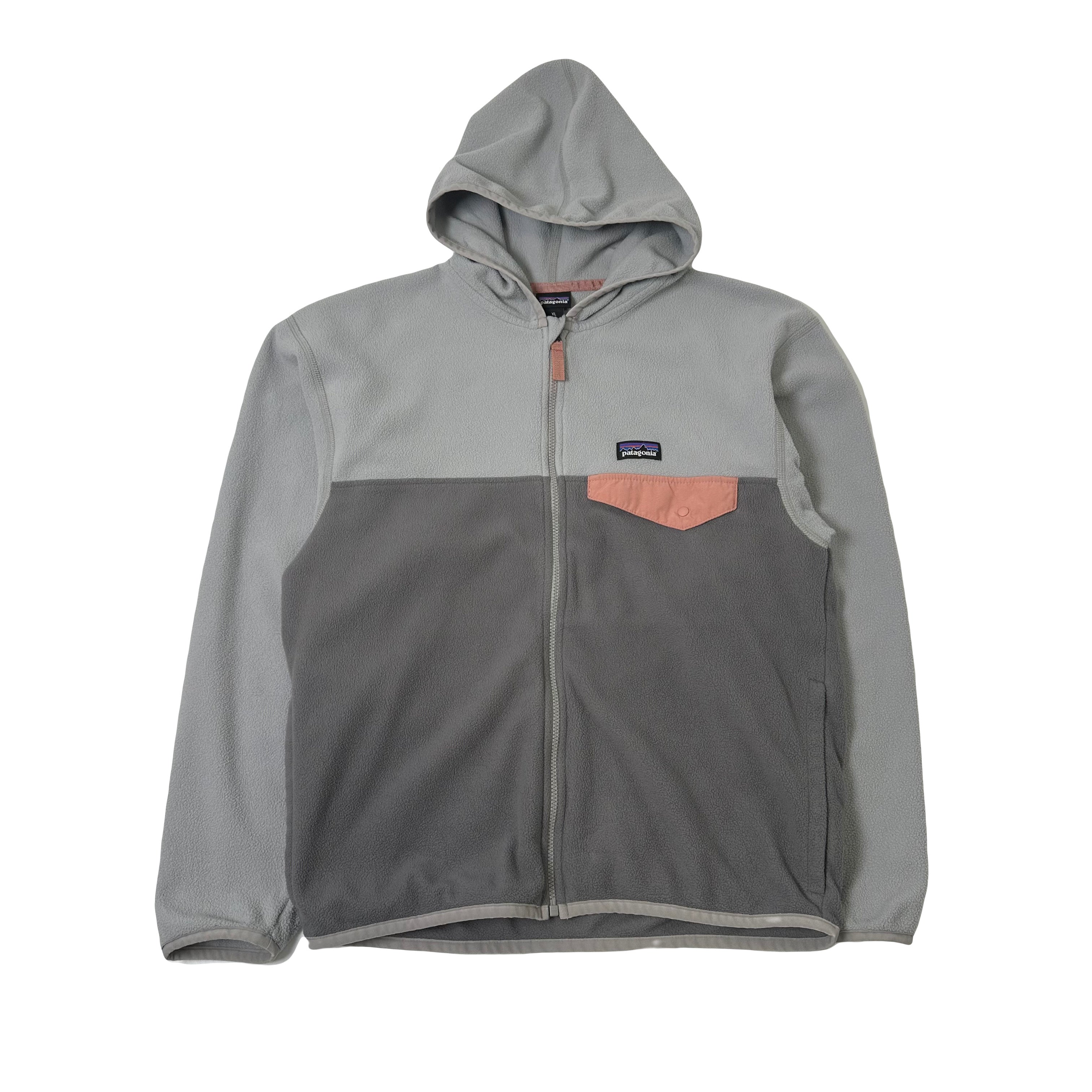 Patagonia Fleece Full Zip Two Tone Jacket Youth XL