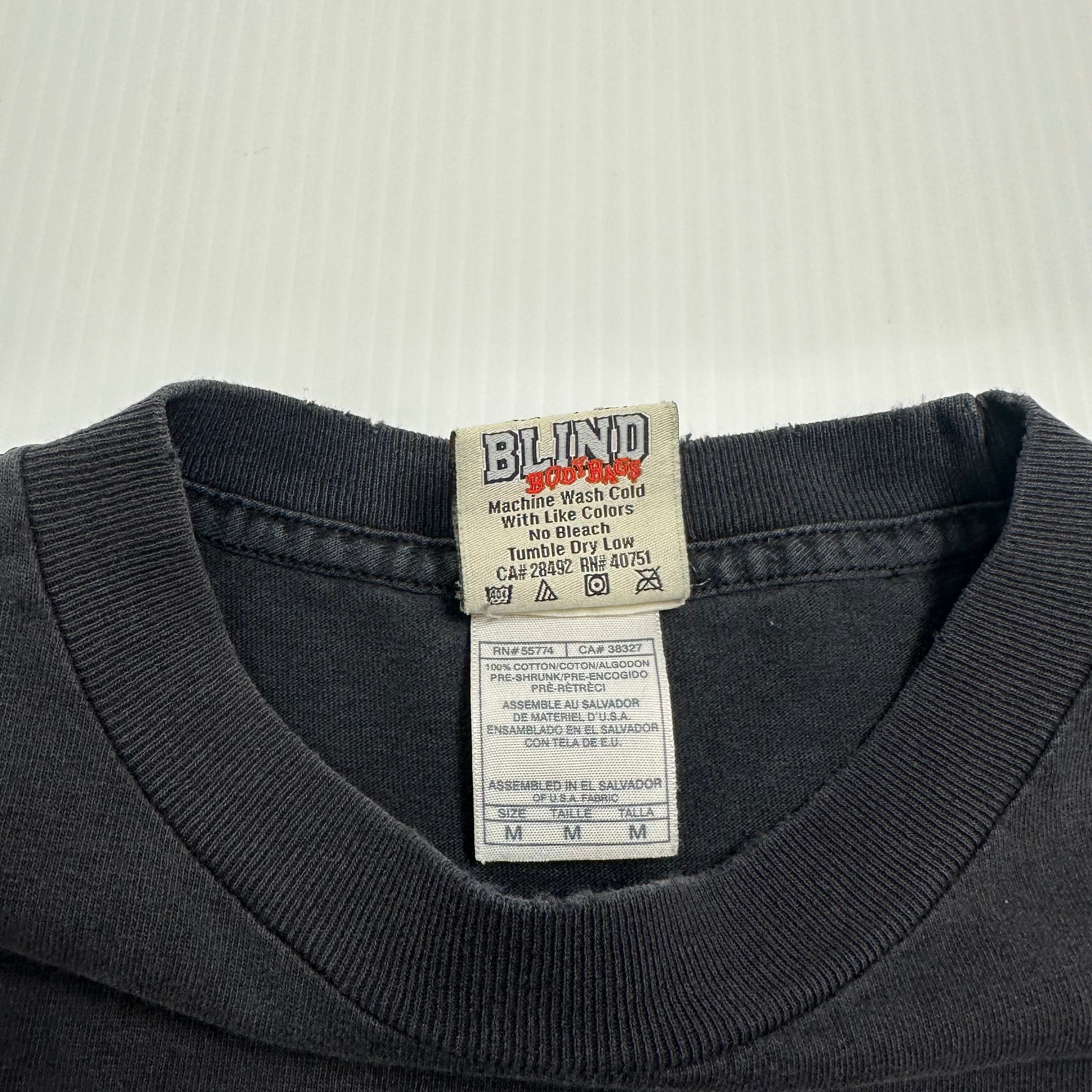 Vintage Blind Skateboards Graphic Tee M
