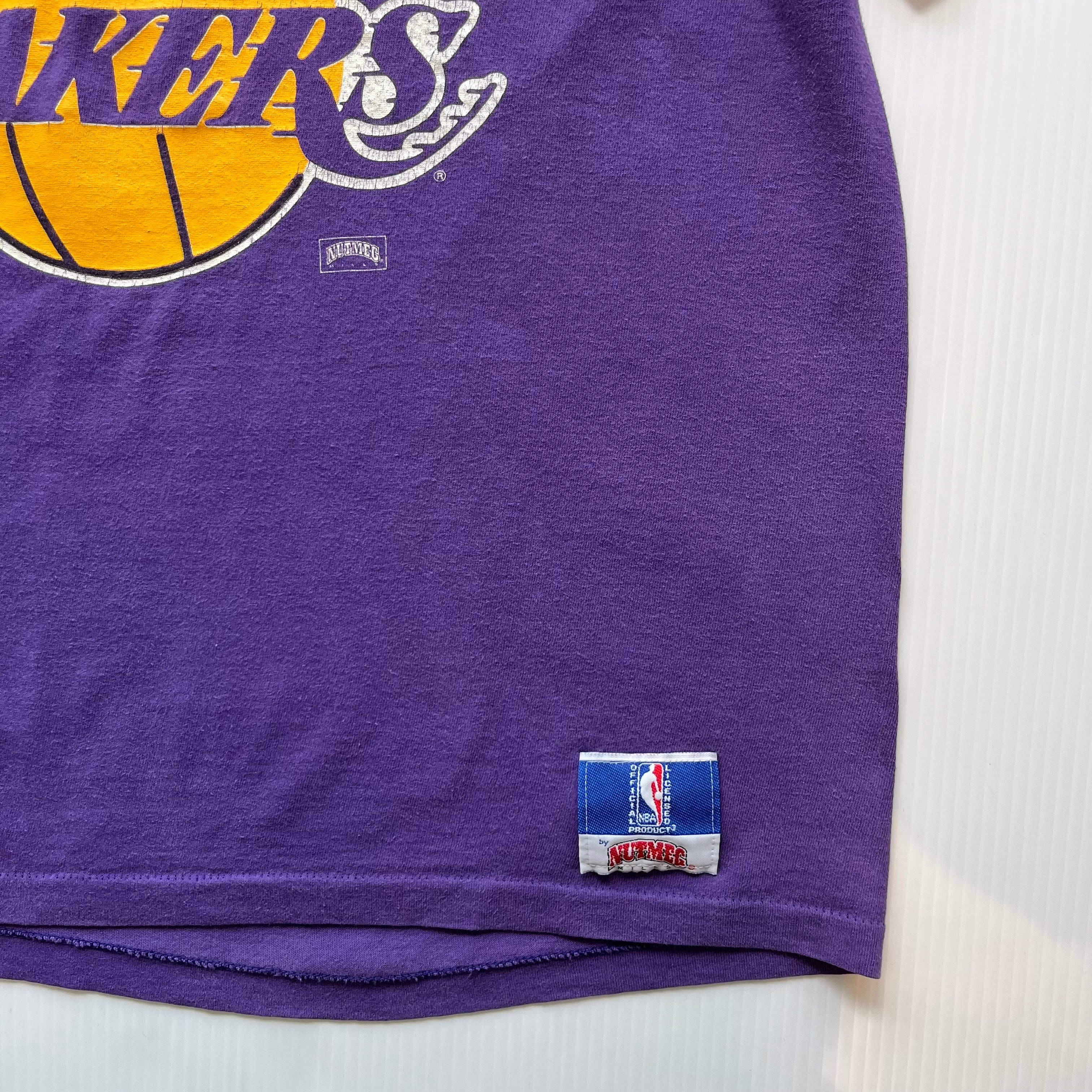 Vintage Nutmeg Los Angeles Lakers Graphic Tee L