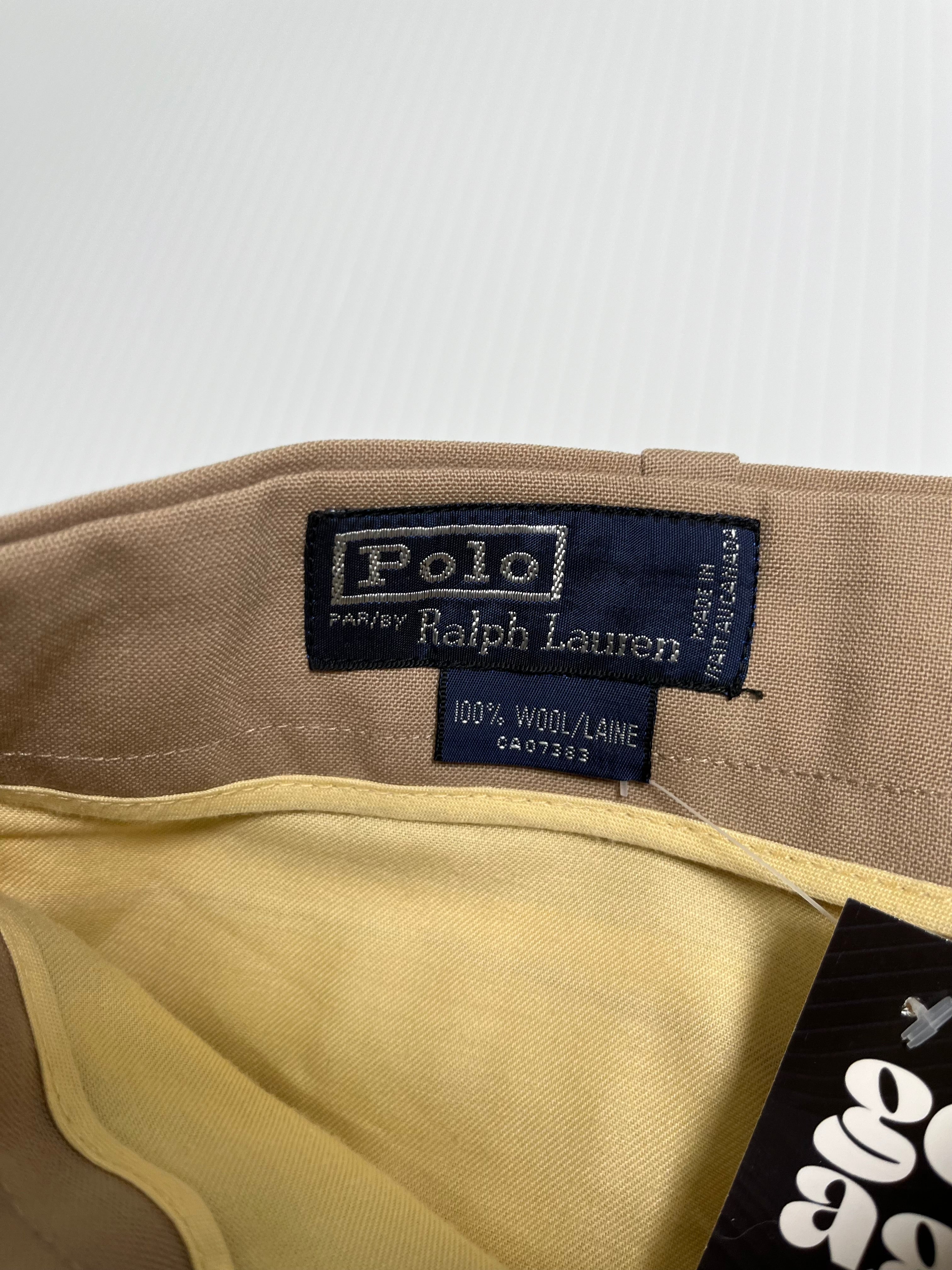 Vintage Polo Ralph Lauren Wool Trousers 36