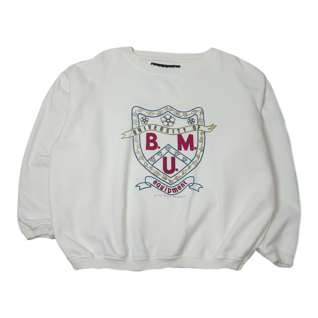 1991 University Of B.U.M. Equipment Crewneck L