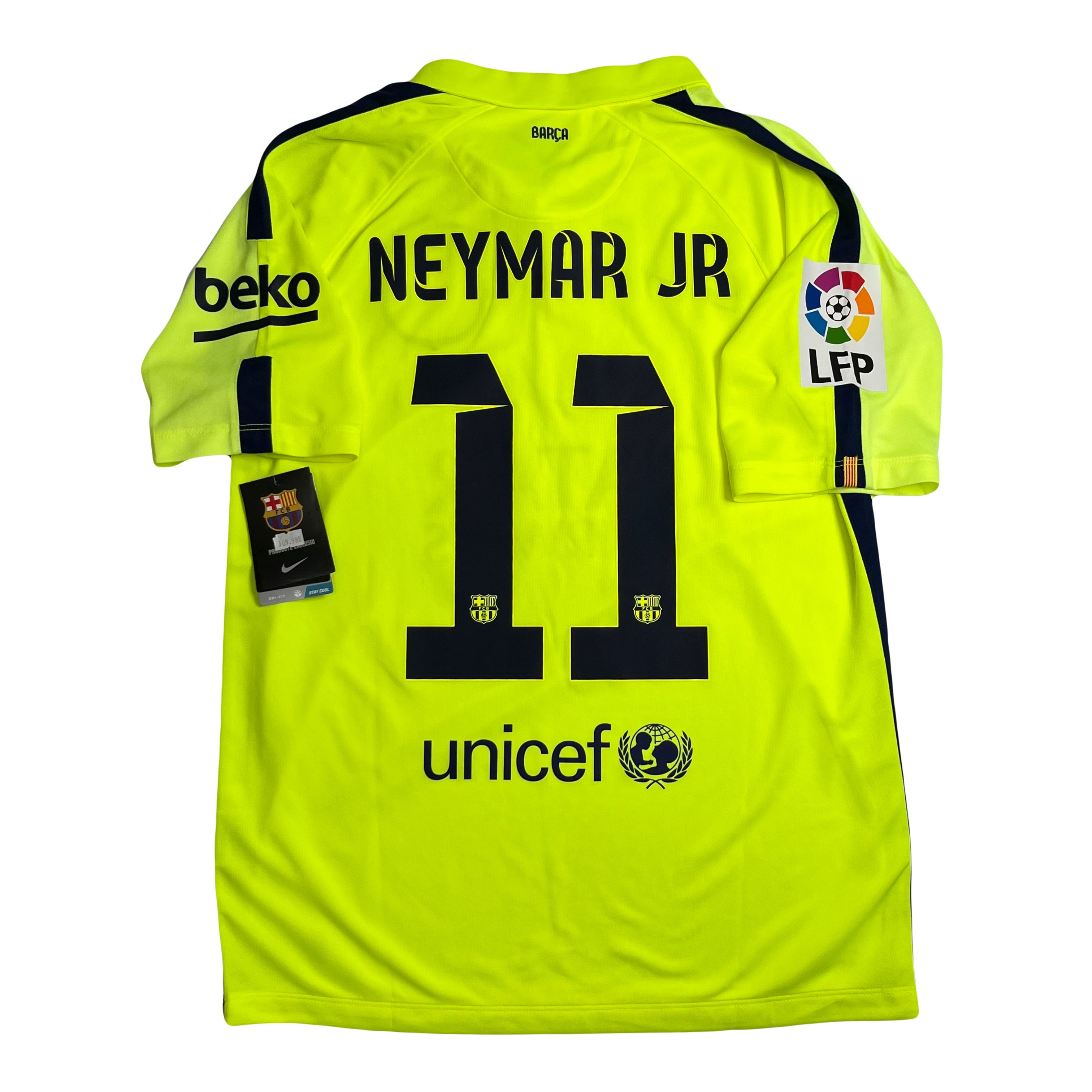 2014-15 Nike Barcelona Neymar Jr. Third Kit M