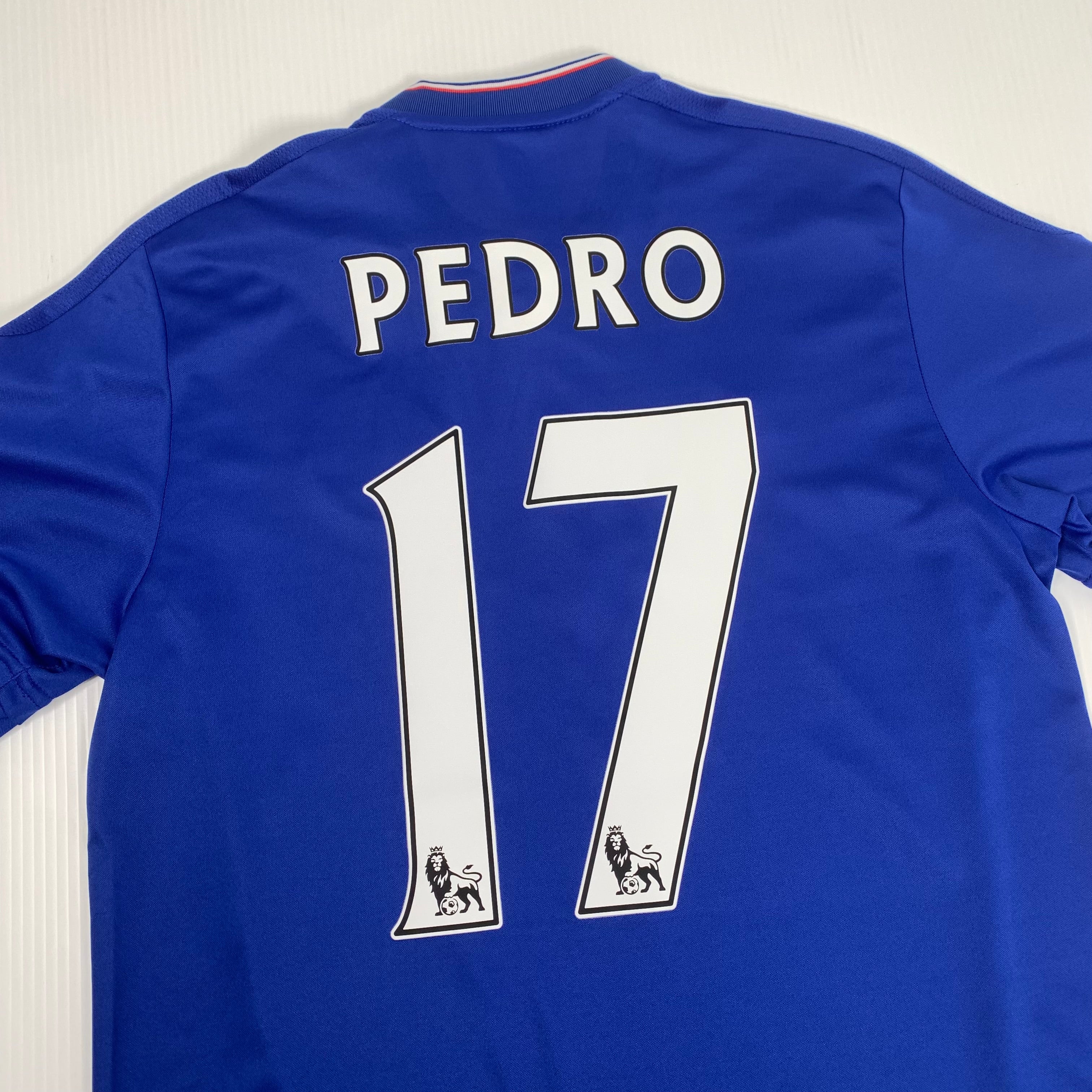 2015-16 Adidas Chelsea Pedro #17 Champions Badge Kit M