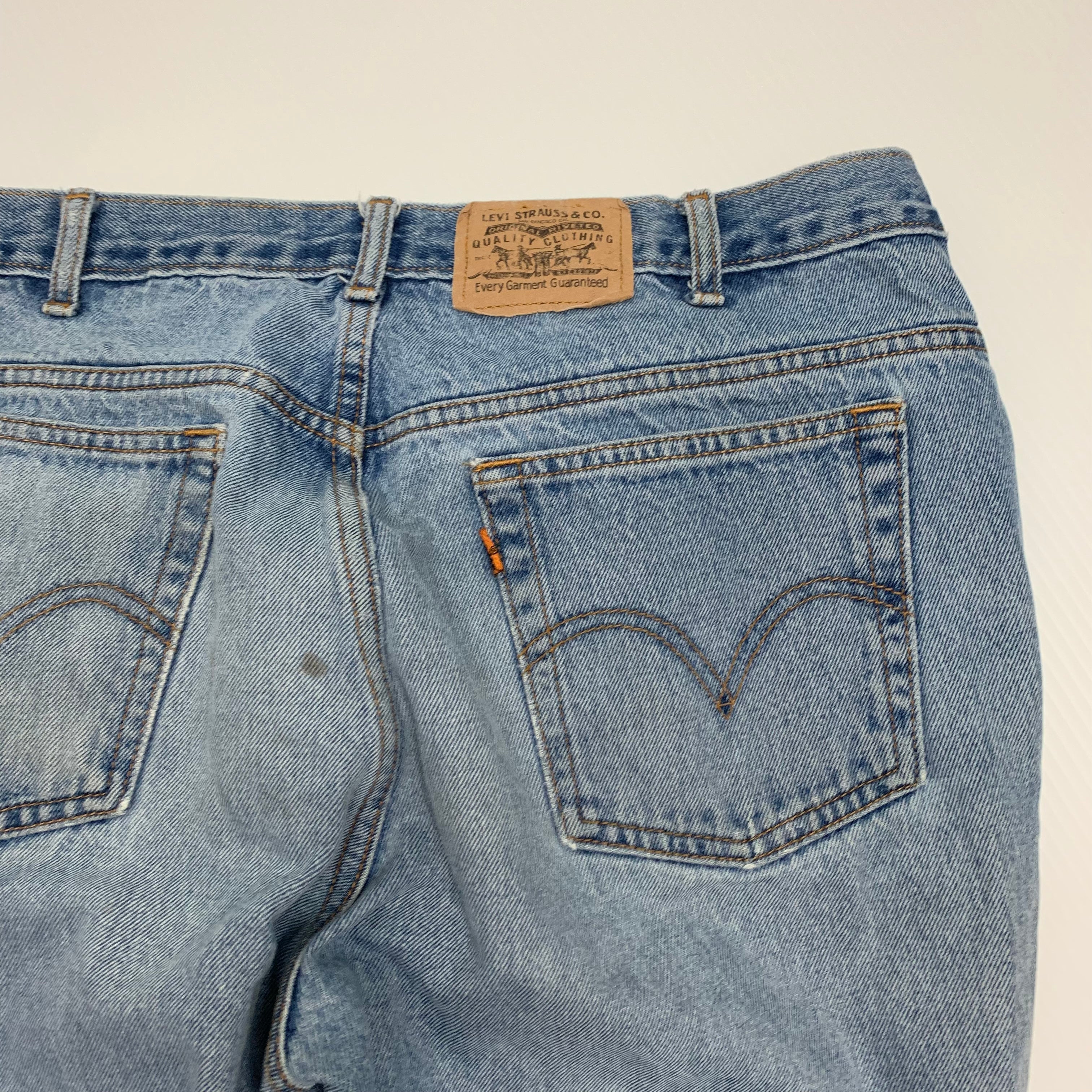 Vintage Light Wash Levi’s Orange Tab 35x31
