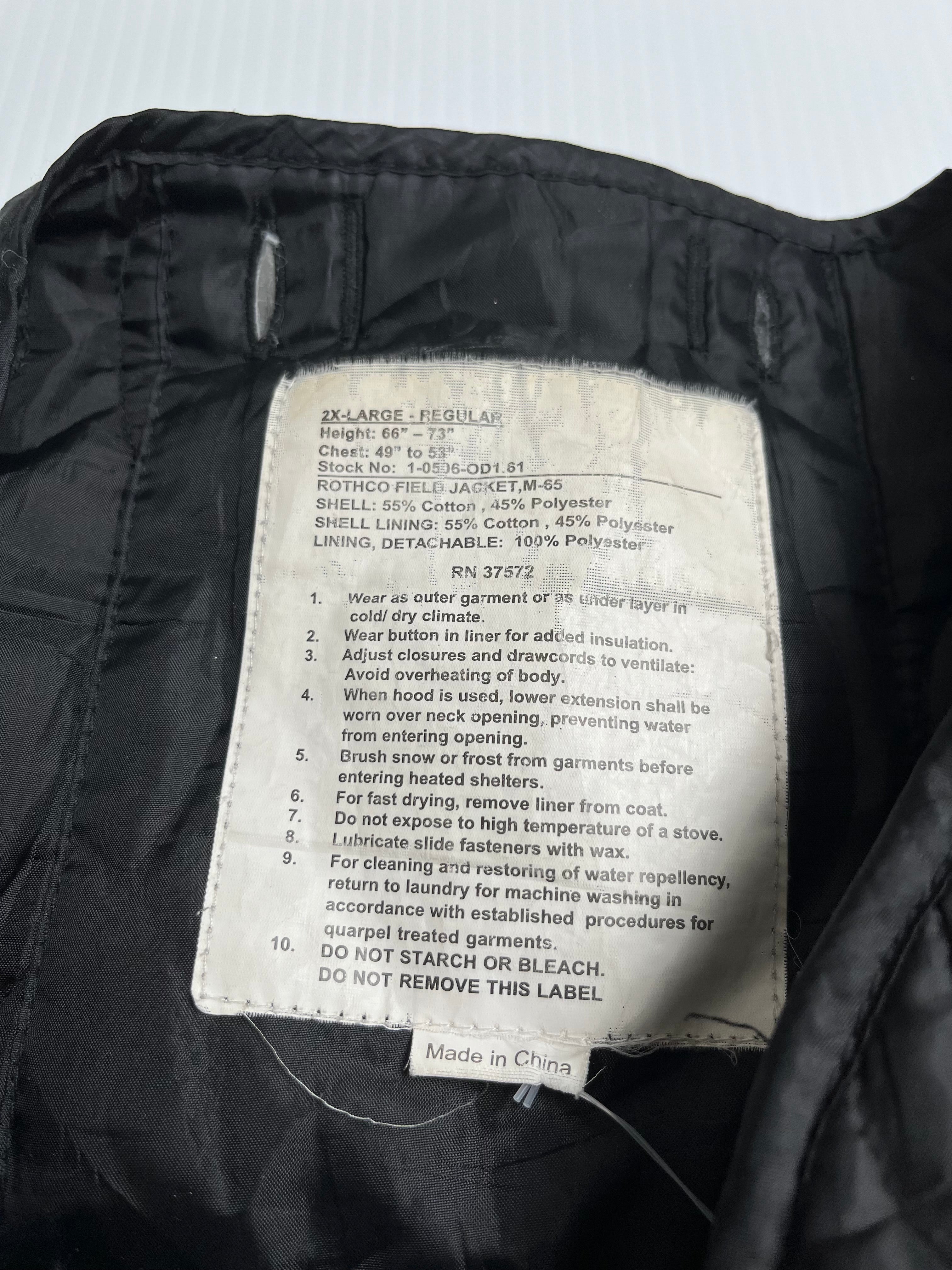 Rothco Field Jacket M-65 Military Liner Jacket XXL