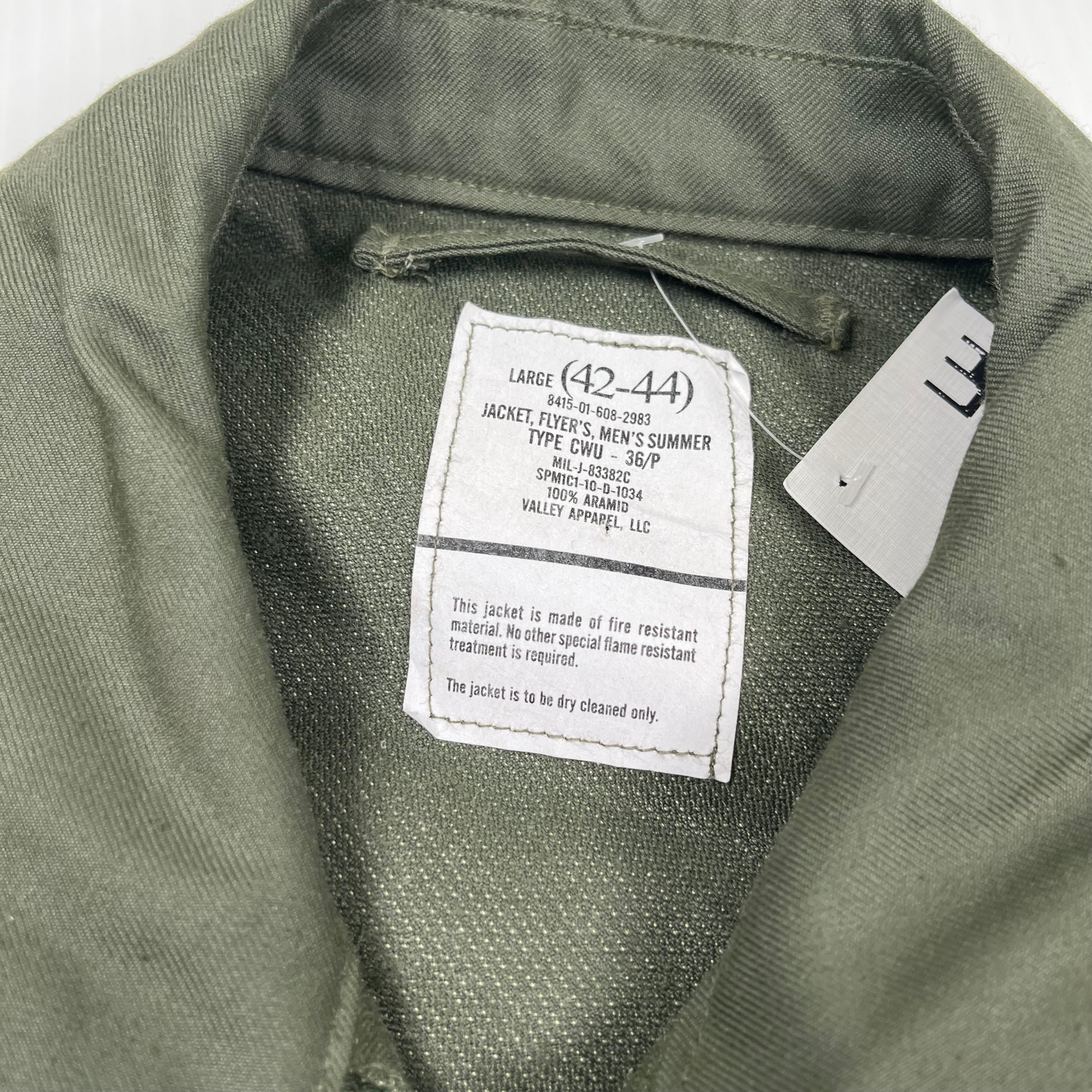 Military Flyer's Jacket Men's Summer Type CWU L