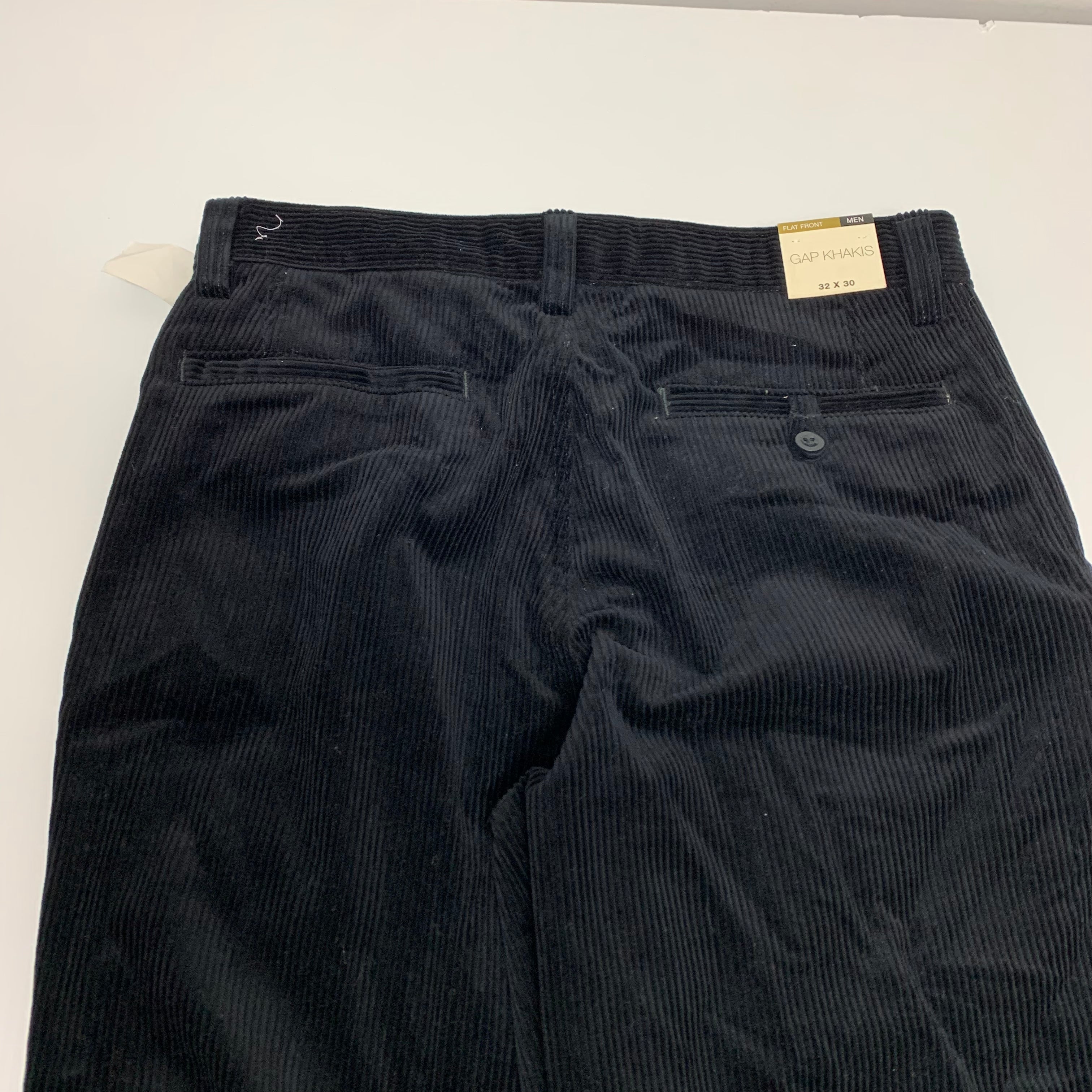 NWT Y2K Black Corduroy GAP Pants 32
