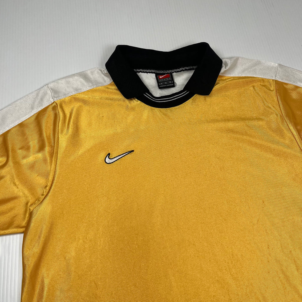 Vintage Nike Mini Swoosh Collared Jersey M