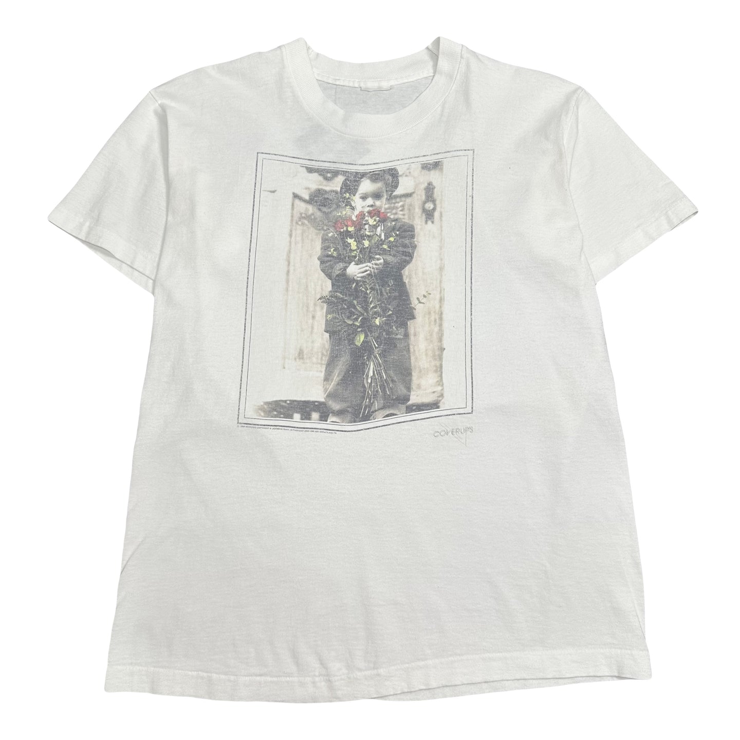 1993 Boy With Flowers Art Tee L