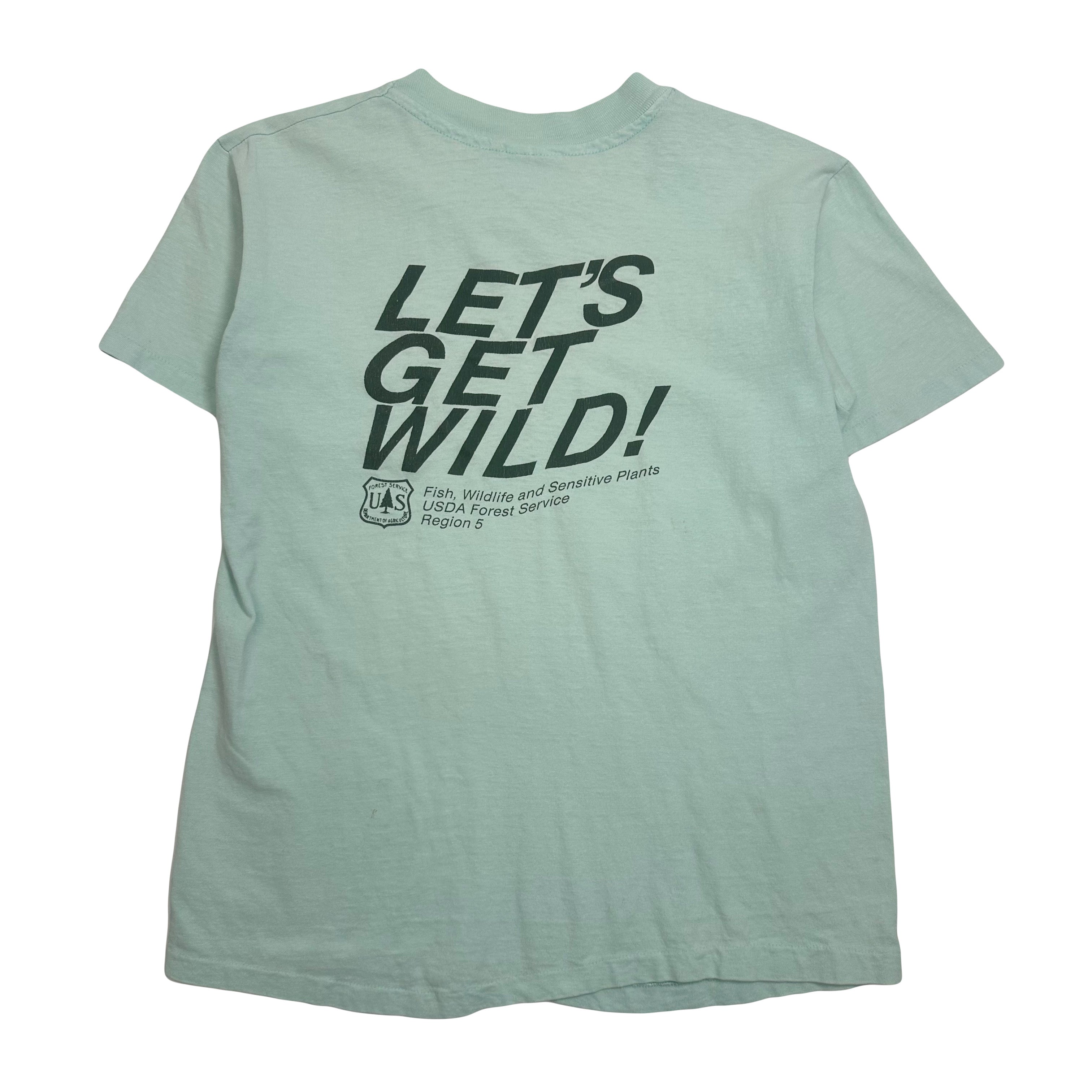 80s Plumas National Forest Nature Tee M