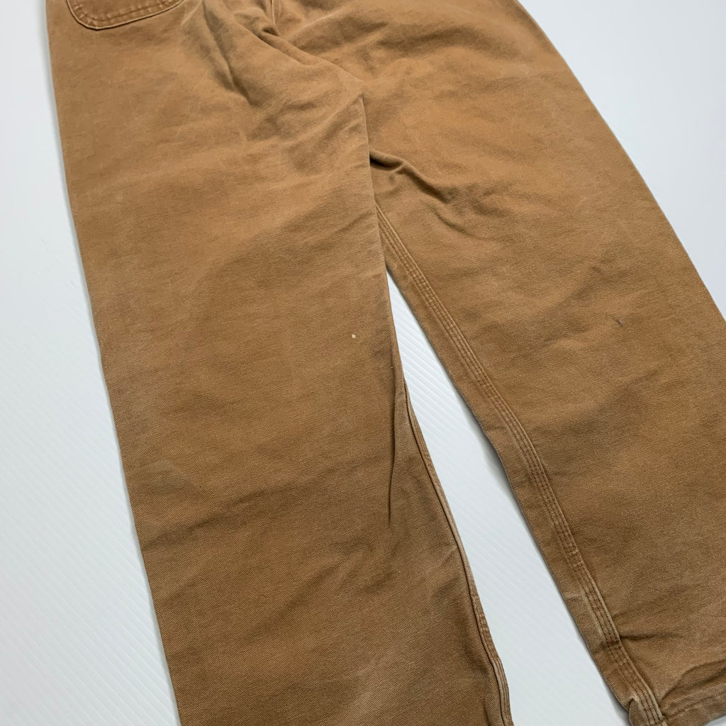 Vintage Faded Tan Carhartt Overalls 31x28.5