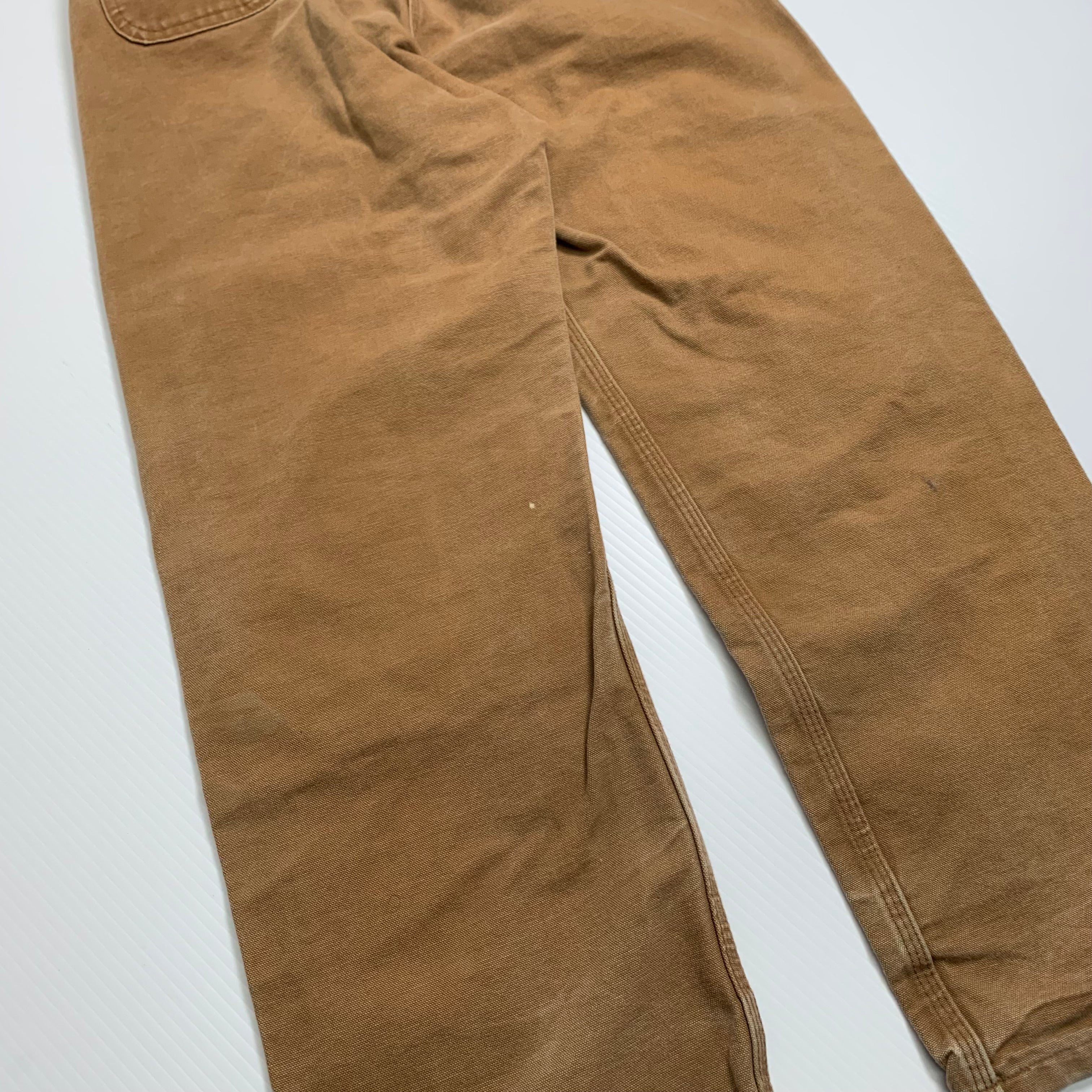 Vintage Faded Tan Carhartt Overalls 31x28.5