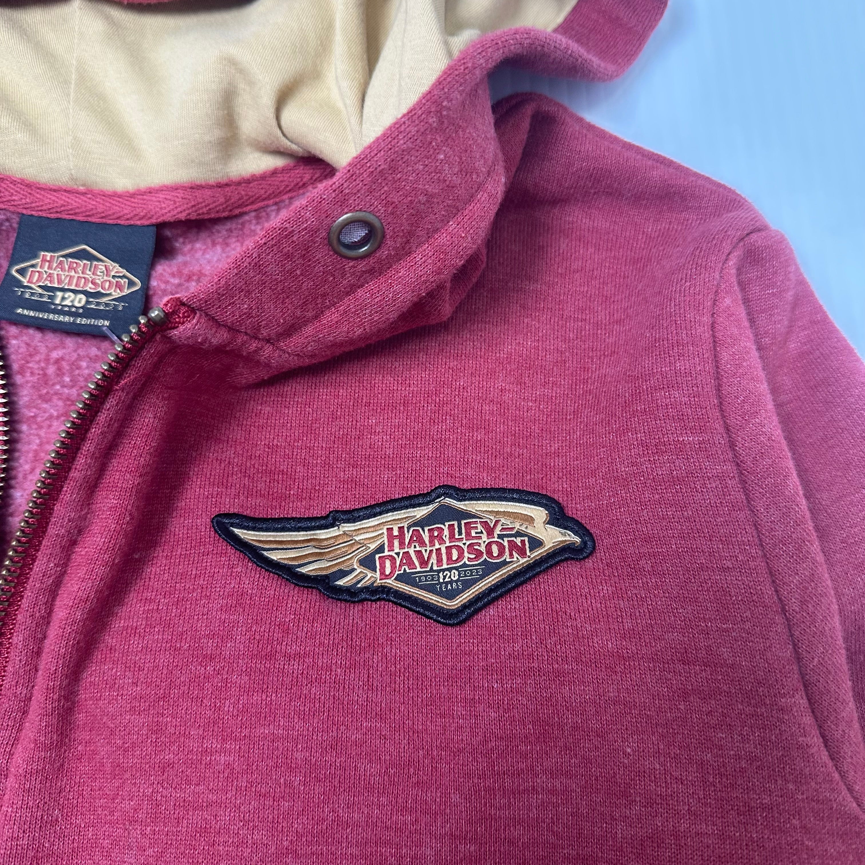 Harley Davidson 120th Anniversary Zip Hoodie S