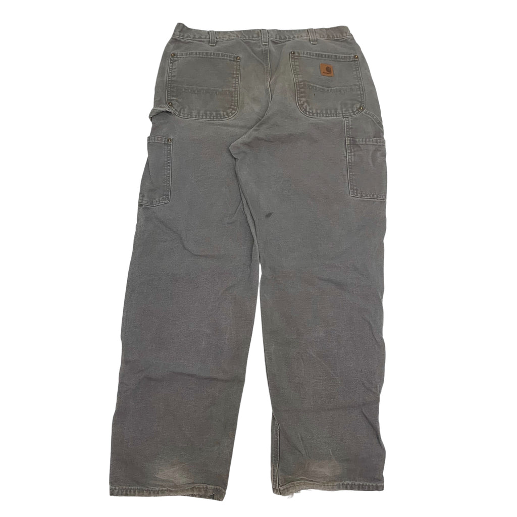 Carhartt Grey Double Knee Denim 36x32 0613