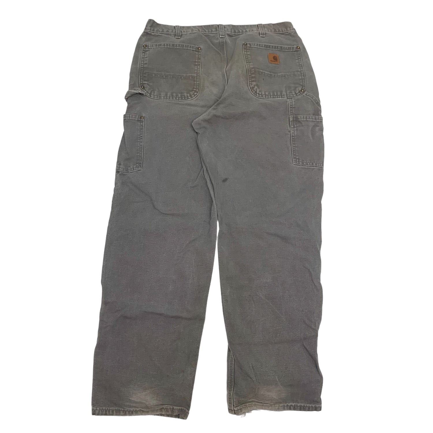 Carhartt Grey Double Knee Denim 36x32 0613