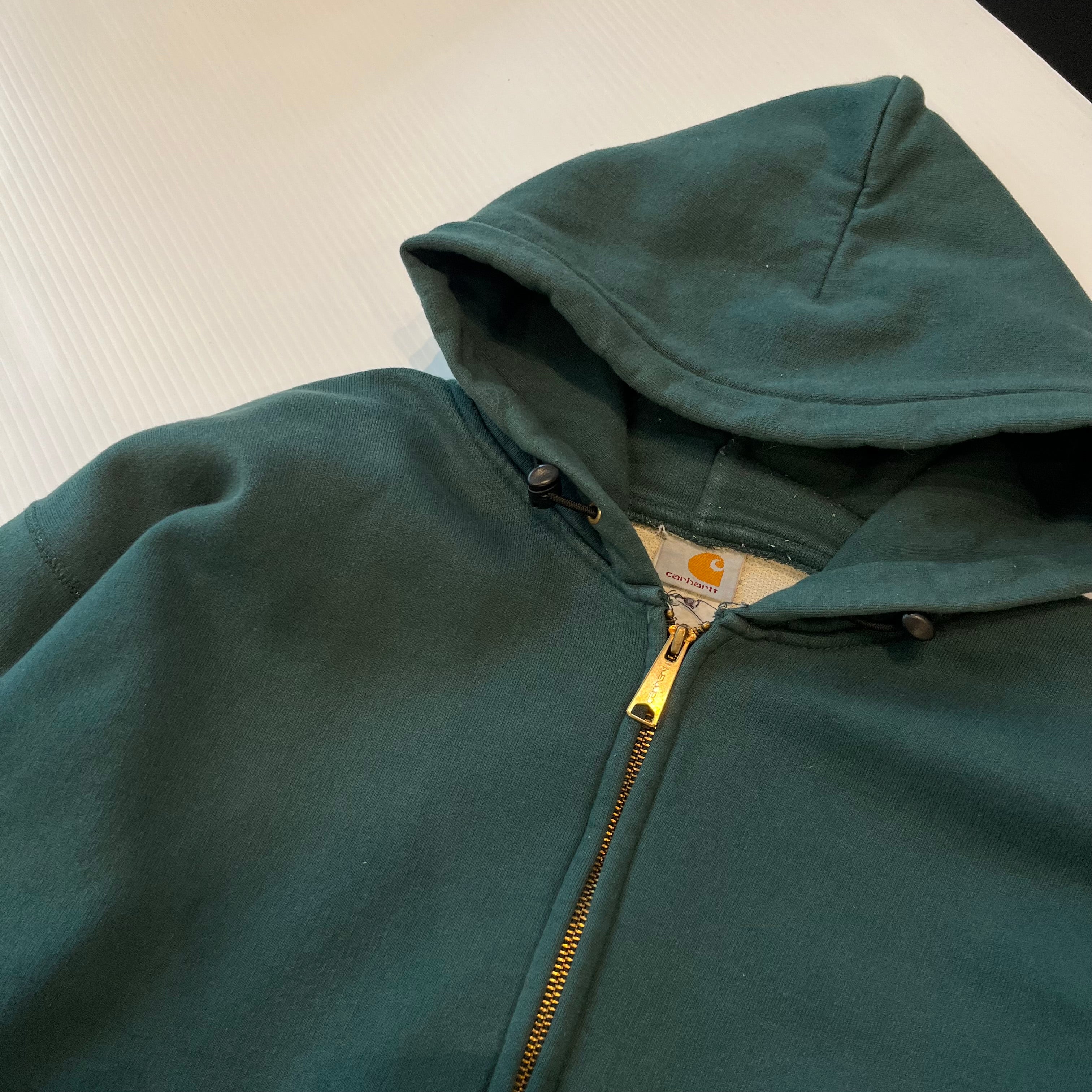 Vintage Carhartt Full Zip Thermal Lined Hoodie XL