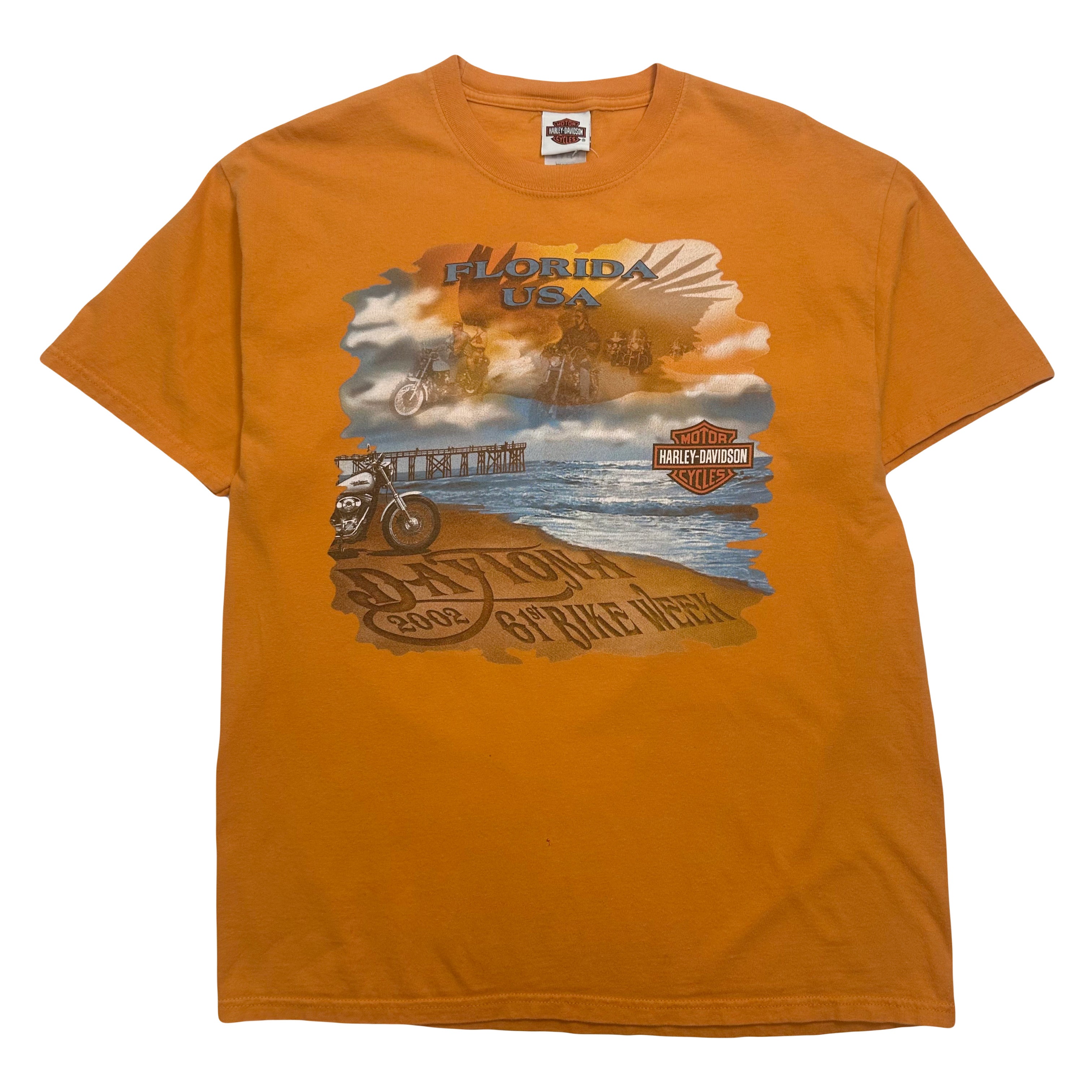 2002 Harley Davidson Daytona Florida Bike Week Tee L