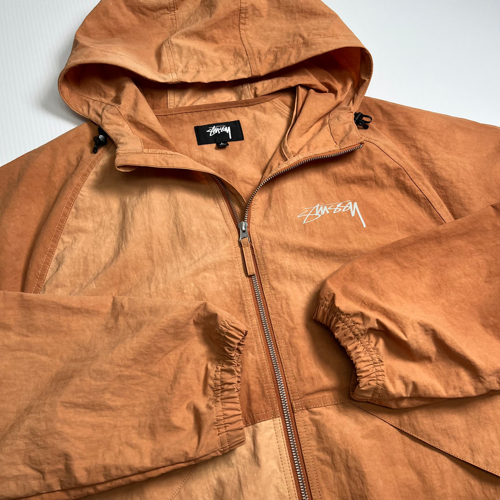 Stussy Light Washed Windbreaker Jacket L