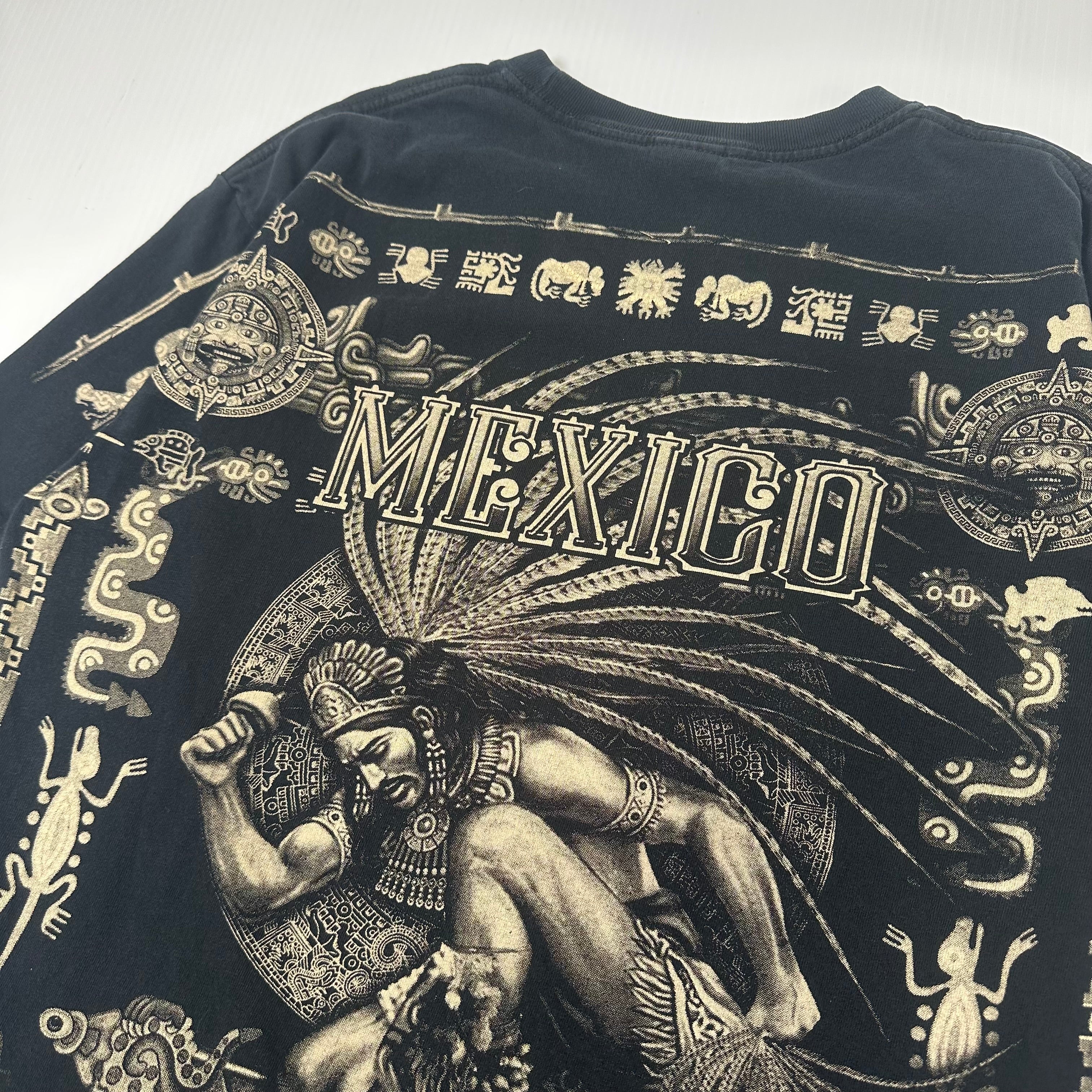 Mexico Azteca AOP Graphic Tee L