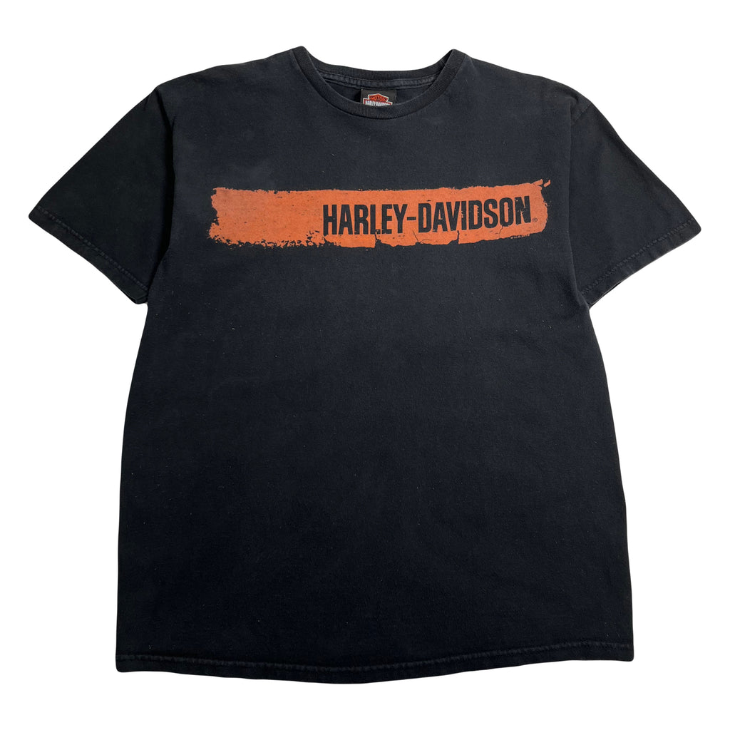 Harley Davidson Kamloops Bone Font Tee M