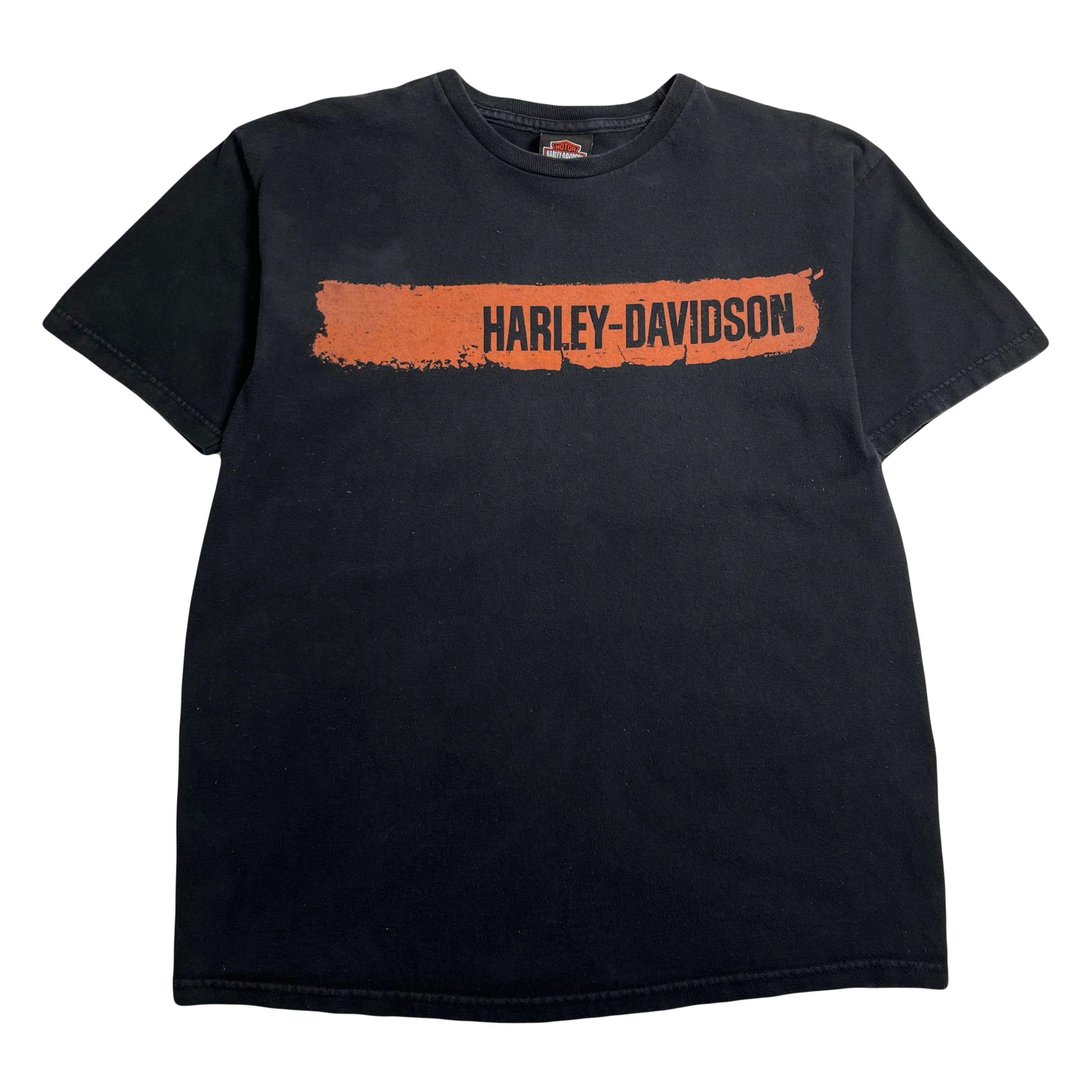 Harley Davidson Kamloops Bone Font Tee M