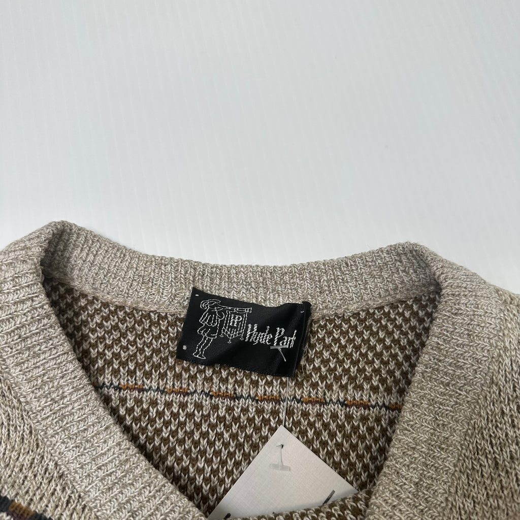 Vintage Hyde Park Aztec Pattern Knit Sweater L