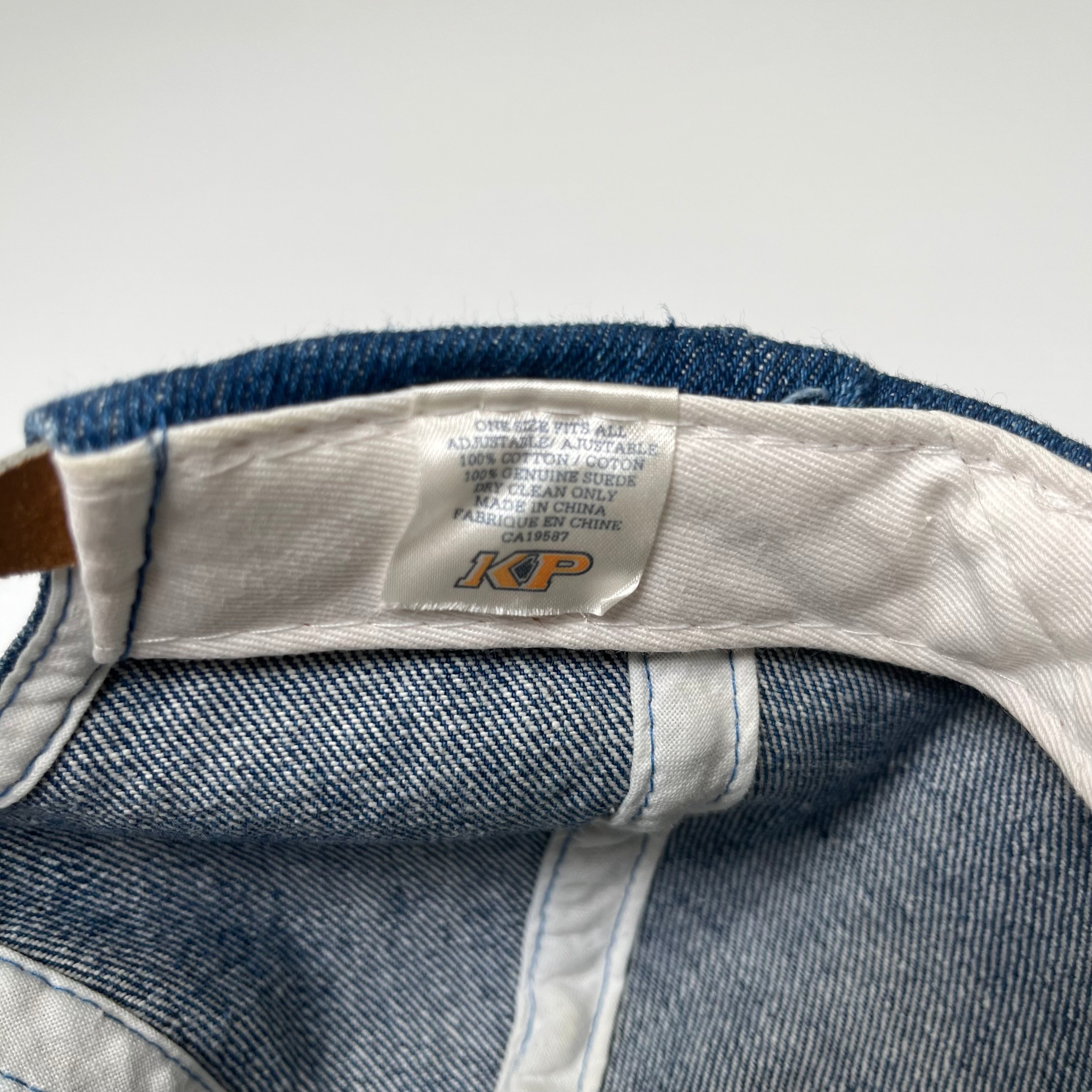 Vintage IBM Technology Denim Strapback Hat