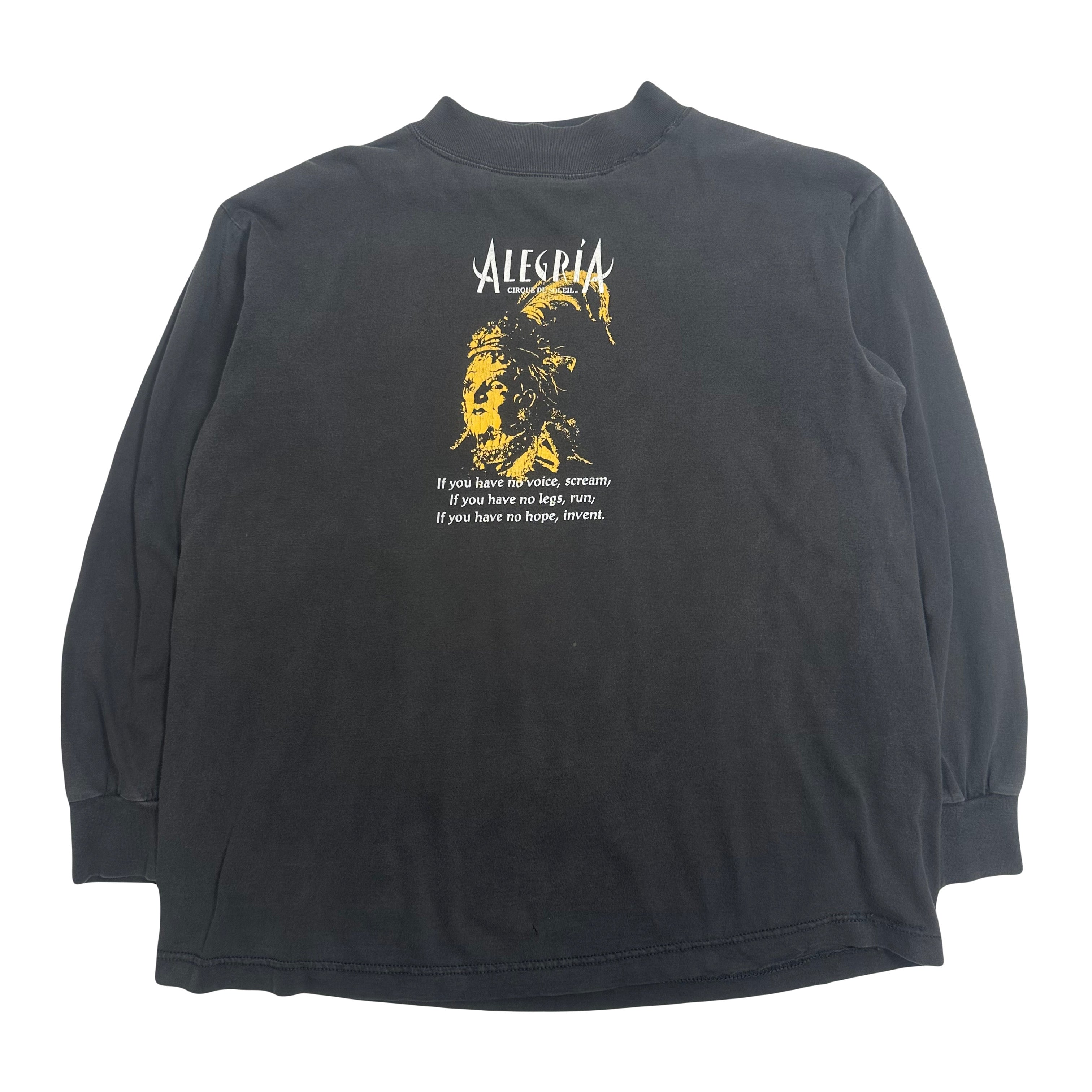 1995 Cirque Du Soleil Alegria Longsleeve Shirt L