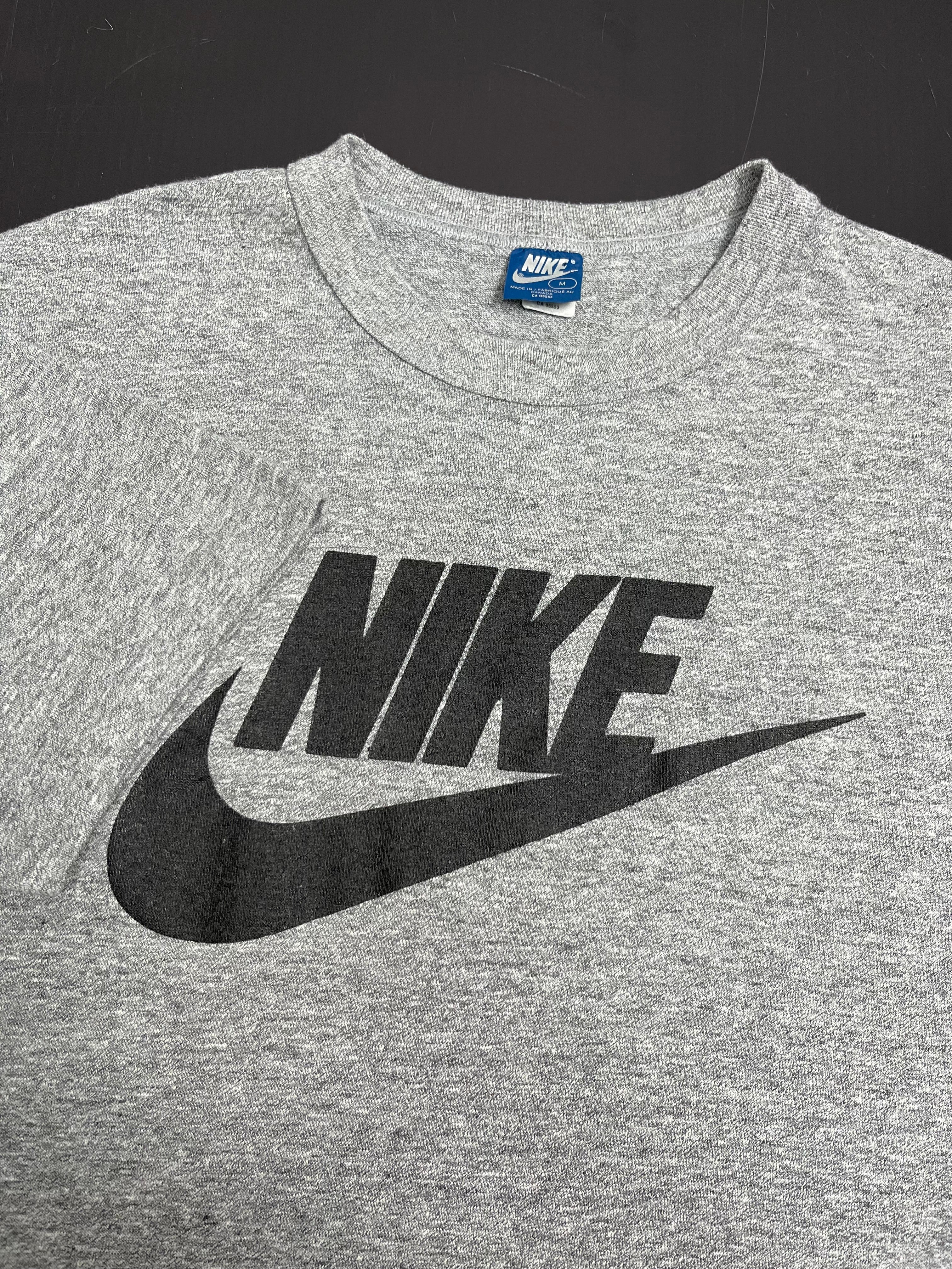 80s Nike Big Logo Tee M