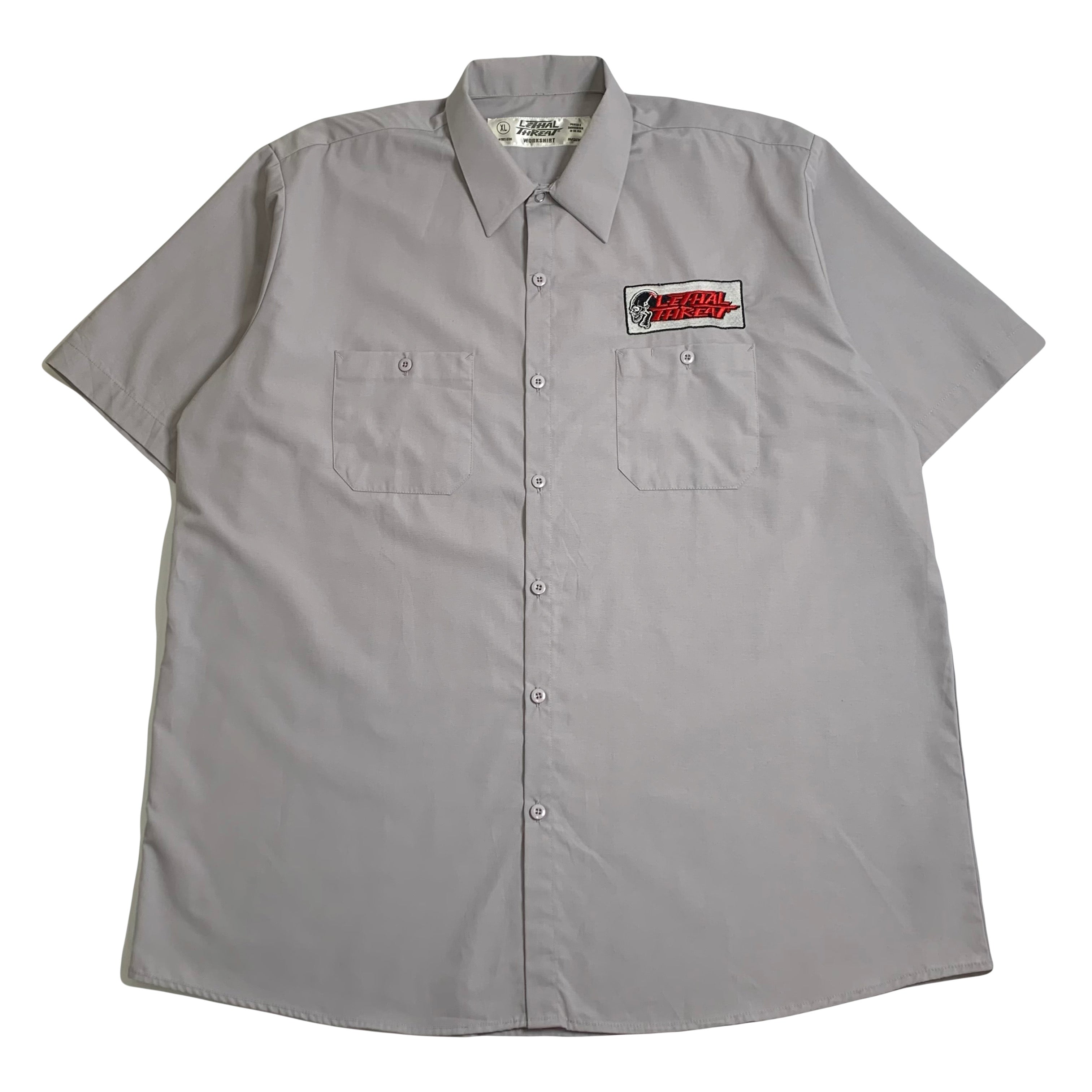 Lethal Threat Bombs Away Workshirt Button Up XL