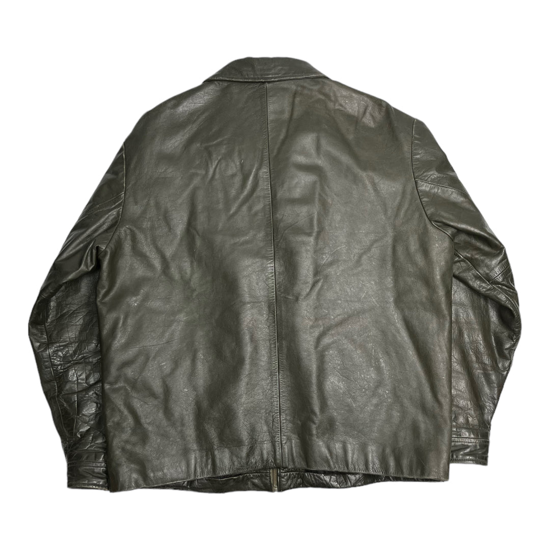 2003 Gap Leather Jacket XL