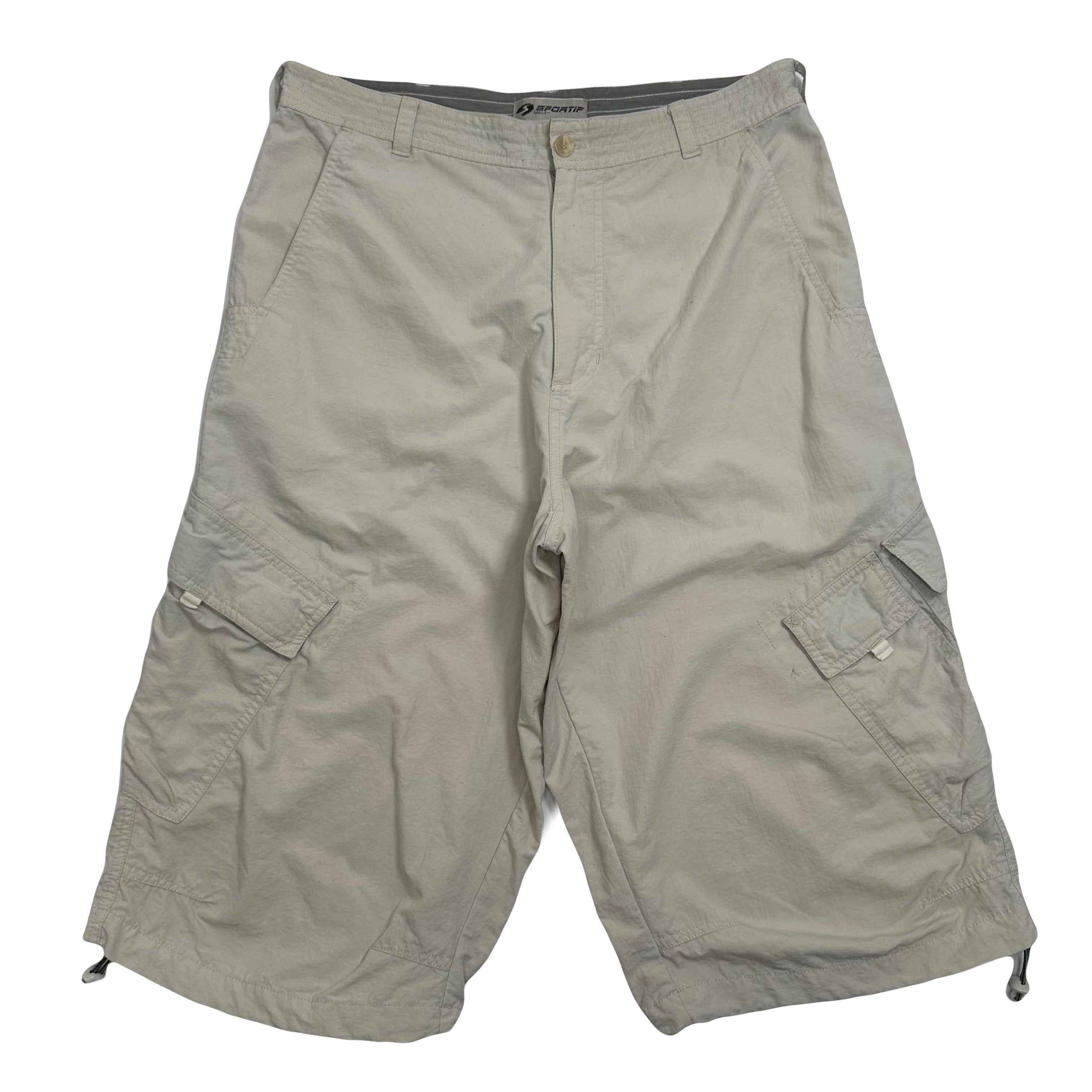 Sportif Capri Long Cargo Shorts 32