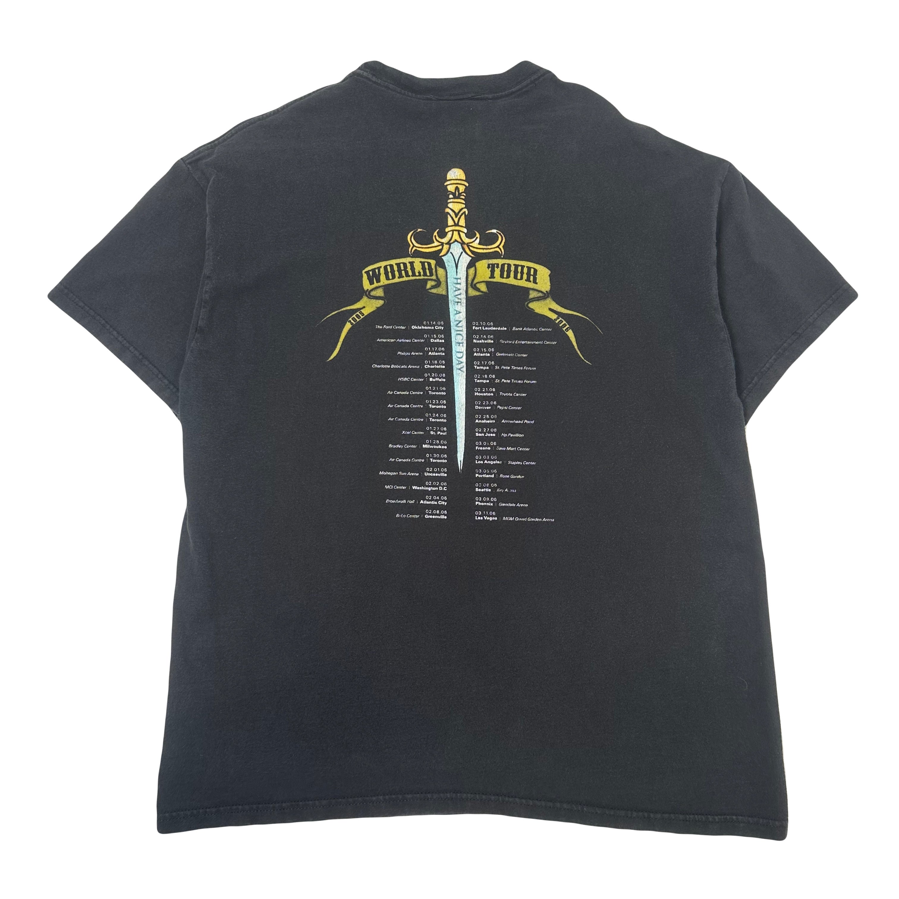 2006 Bon Jovi Have A Nice Day Tour Tee XL