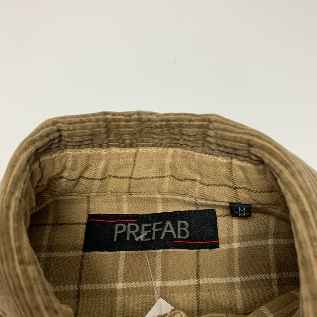 Prefab Brown Curduroy Button Up XL