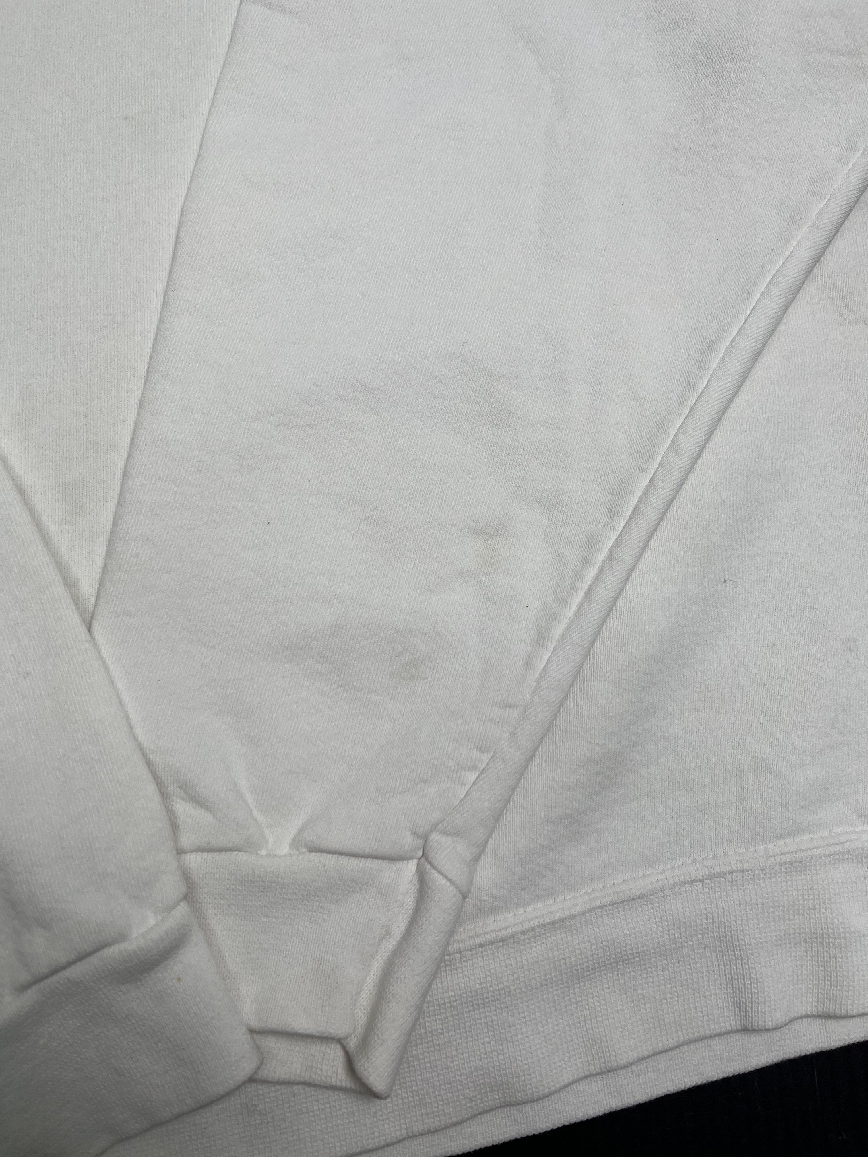 90s Nike White Swoosh Crewneck L