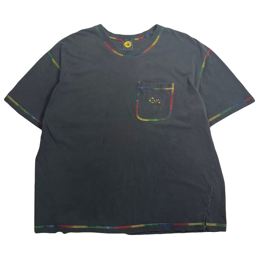 Vintage Body Glove Rainbow Stitching Tee XL