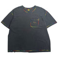 Vintage Body Glove Rainbow Stitching Tee XL