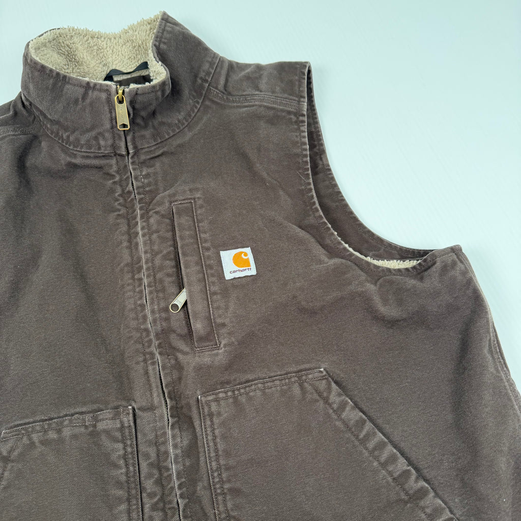 Carhartt Sherpa Lined Work Vest L