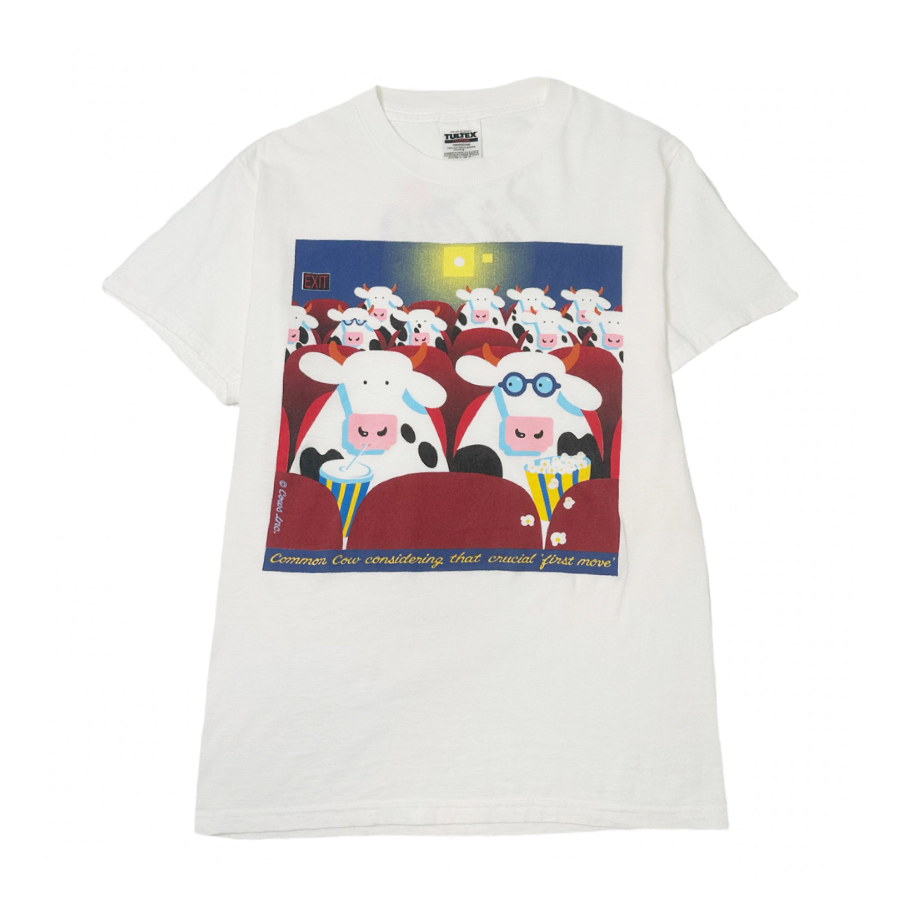 Vintage Cows Movie Theatre Graphic Tee S