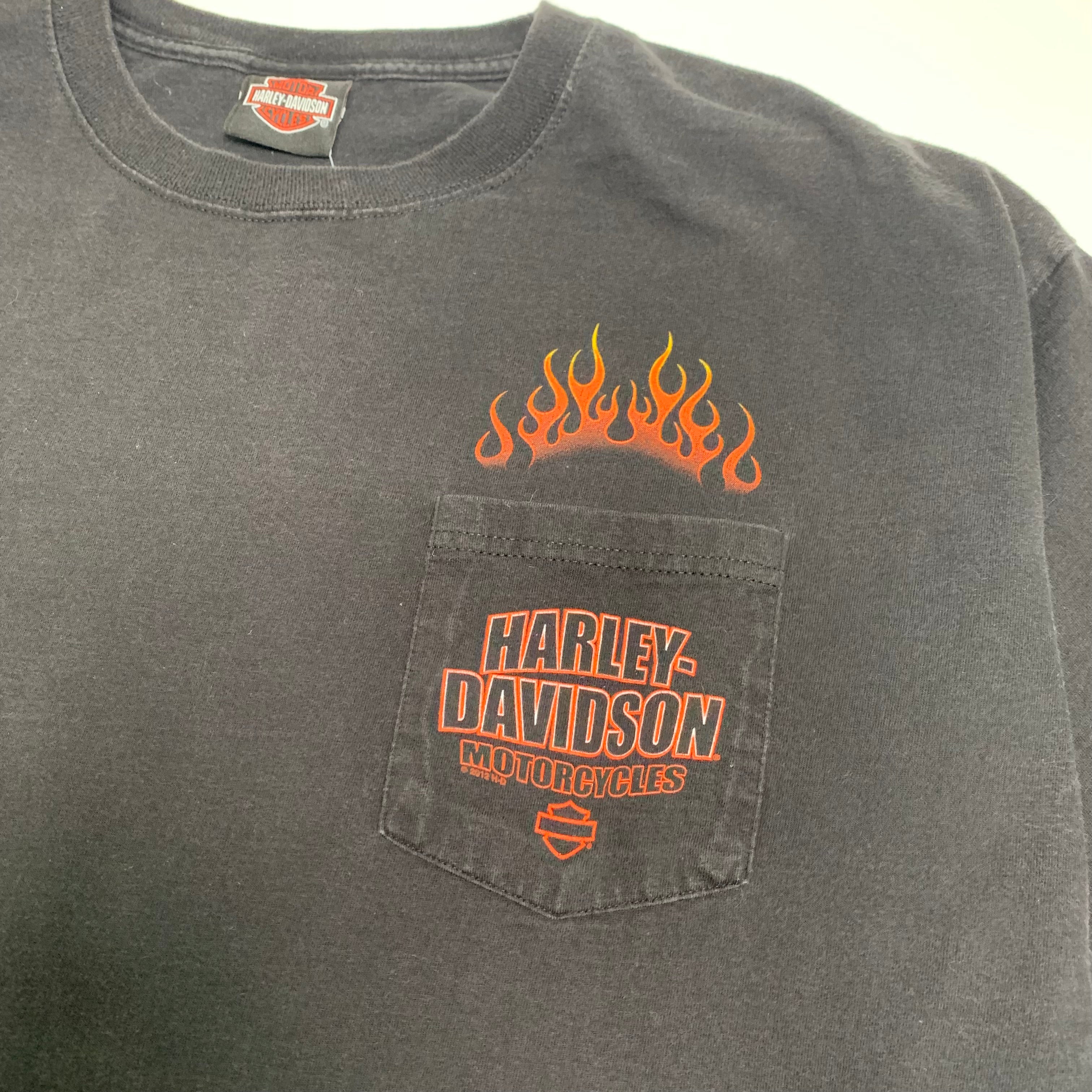 Harley Davidson Adventure Dover Ohio Pocket Tee XL