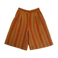 Vintage Daniel Hechter Striped Pleated Baggy Shorts Women's 6