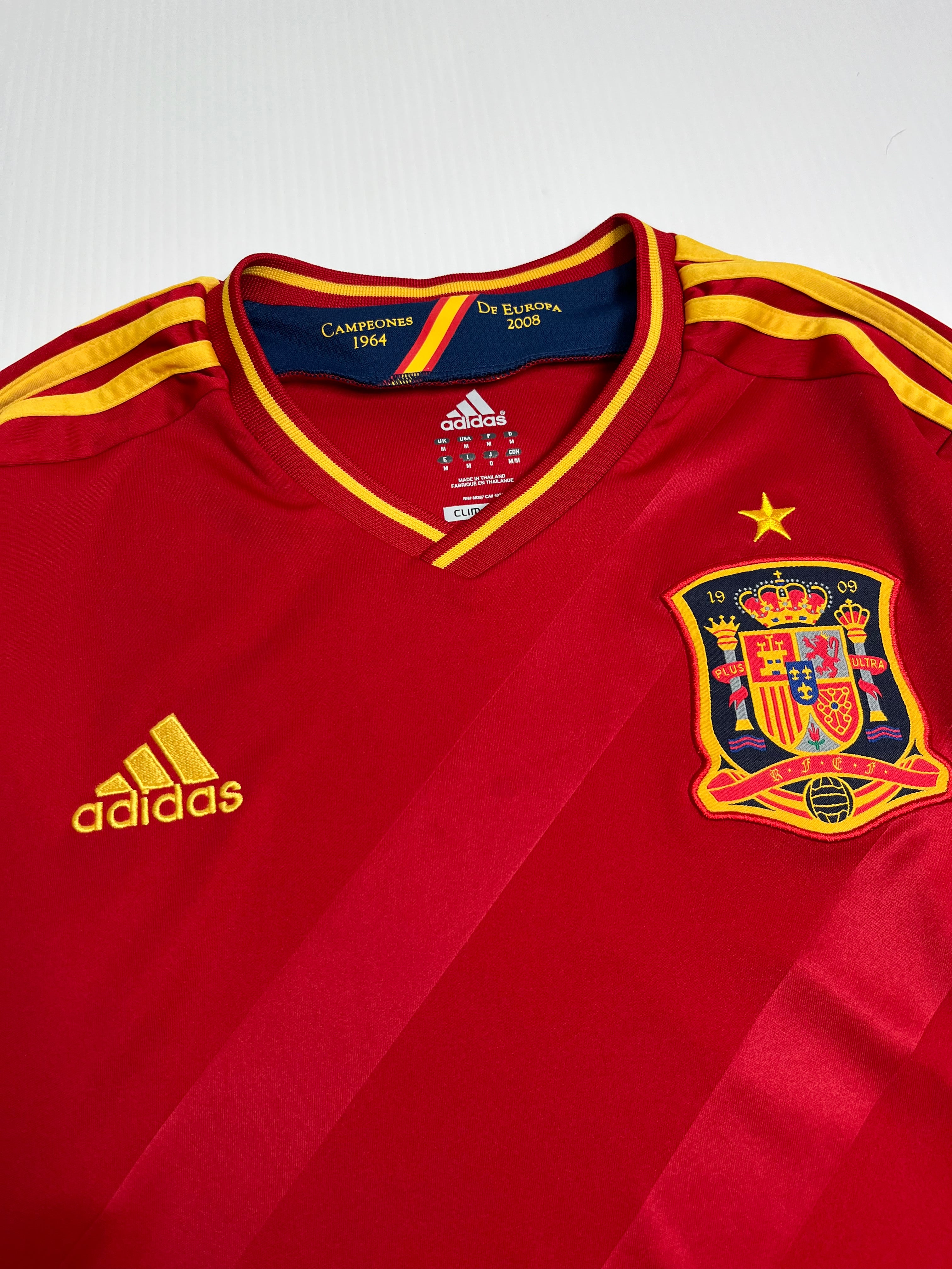 2012 Spain Adidas Home Jersey M
