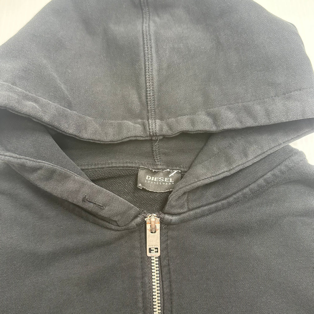 Diesel Loungewear Heavyweight Mini Logo Zip Hoodie S