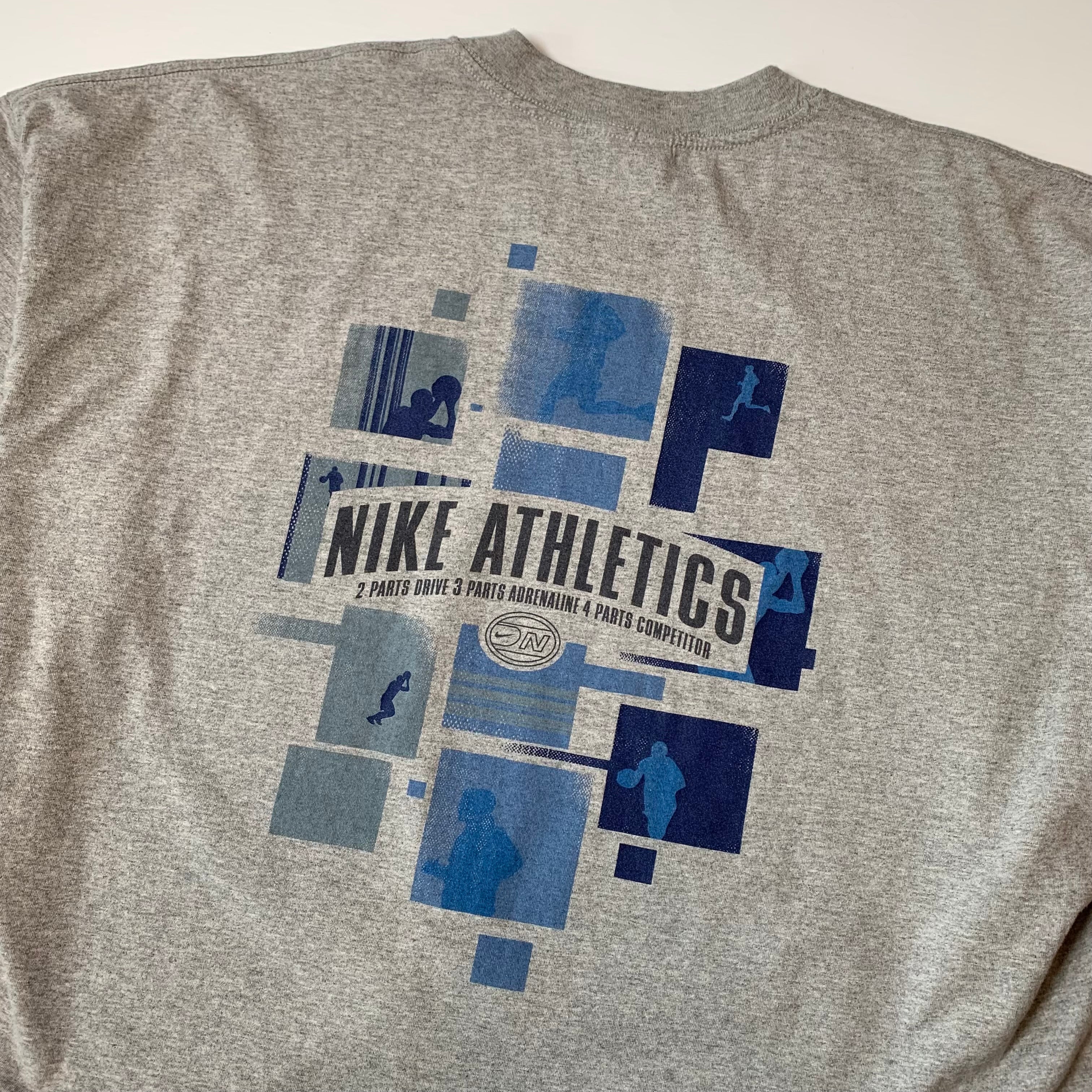 90s Nike Athletics Cropped Tee XXL