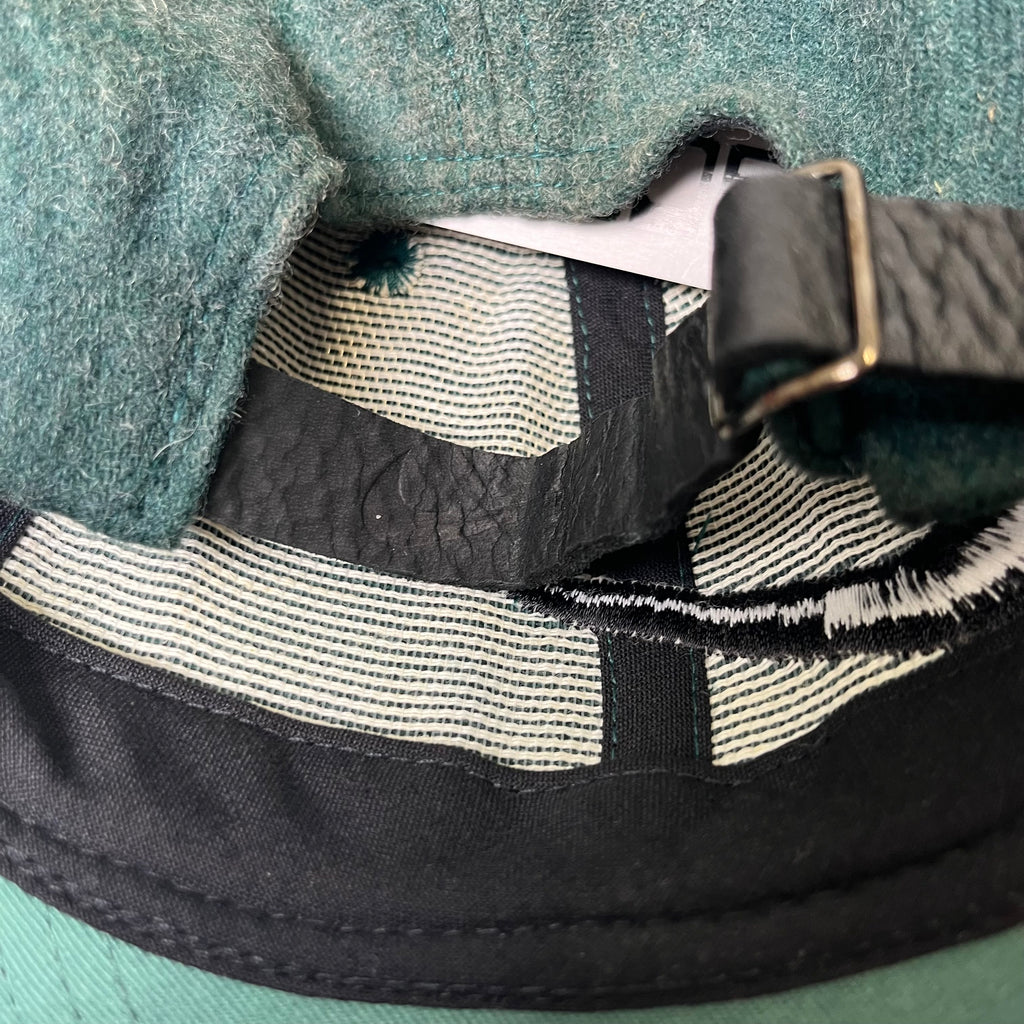 90s Nike Big Swoosh Wool Blend Strapback Hat