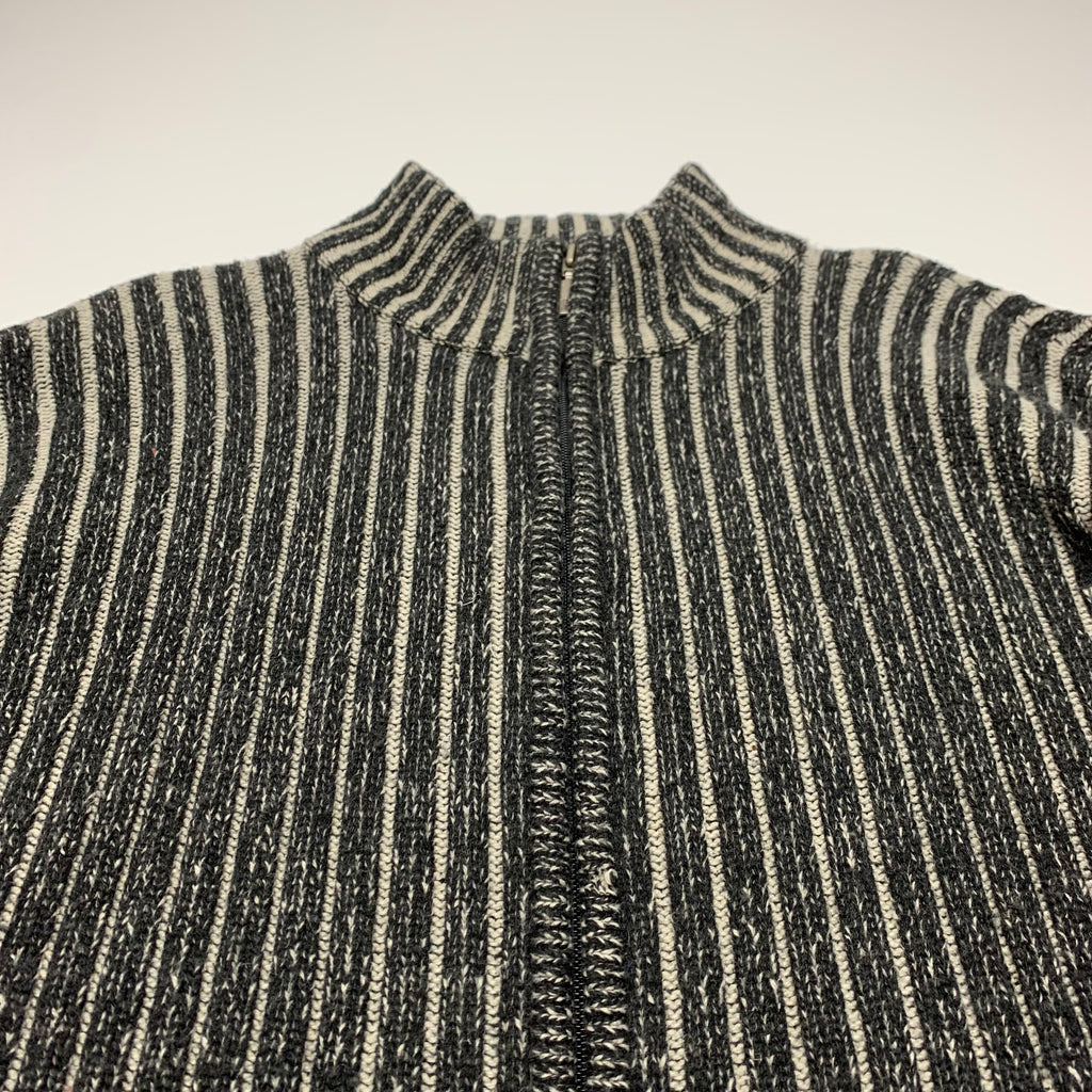 Depi Striped Full Zip Knit L