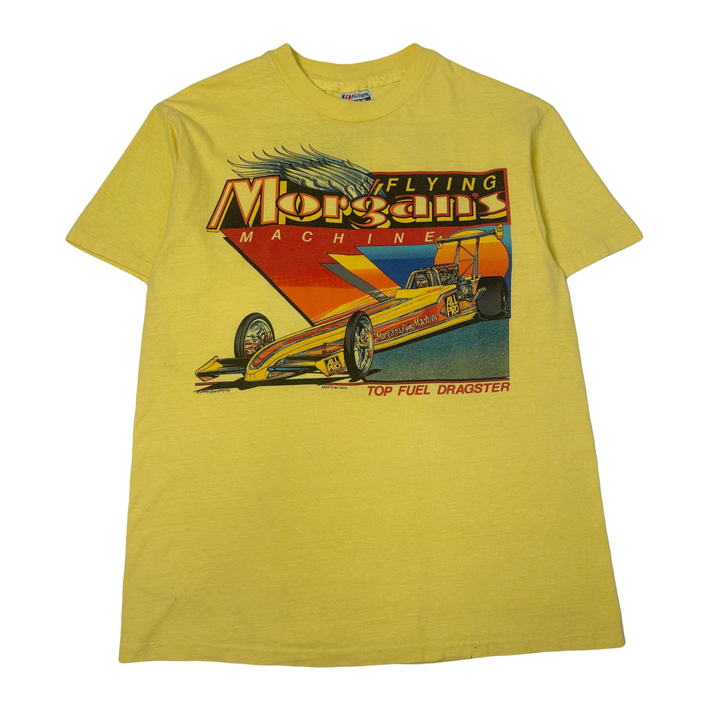 90s Flying Morgans Drag Racing Graphic Tee L